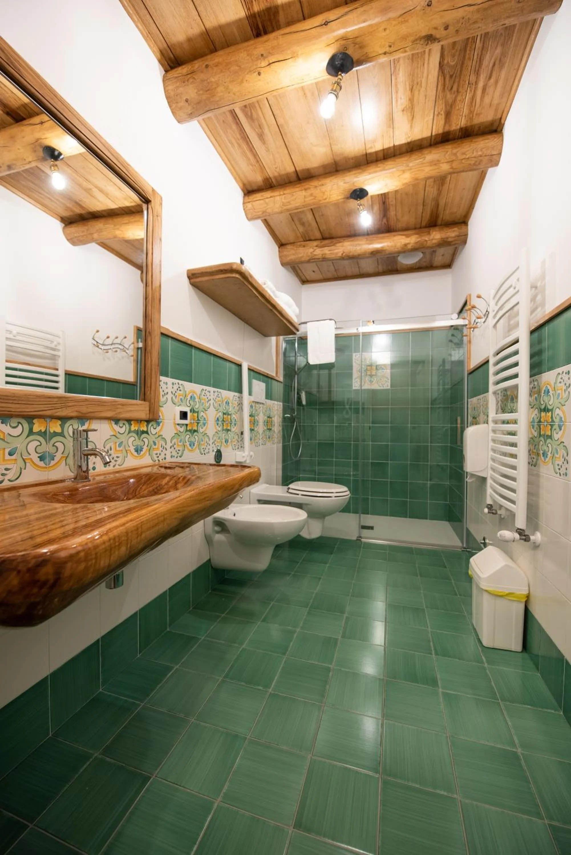 Bathroom in Etna Quota Mille Boutique Hotel, Typical Sicilian Food & Wine