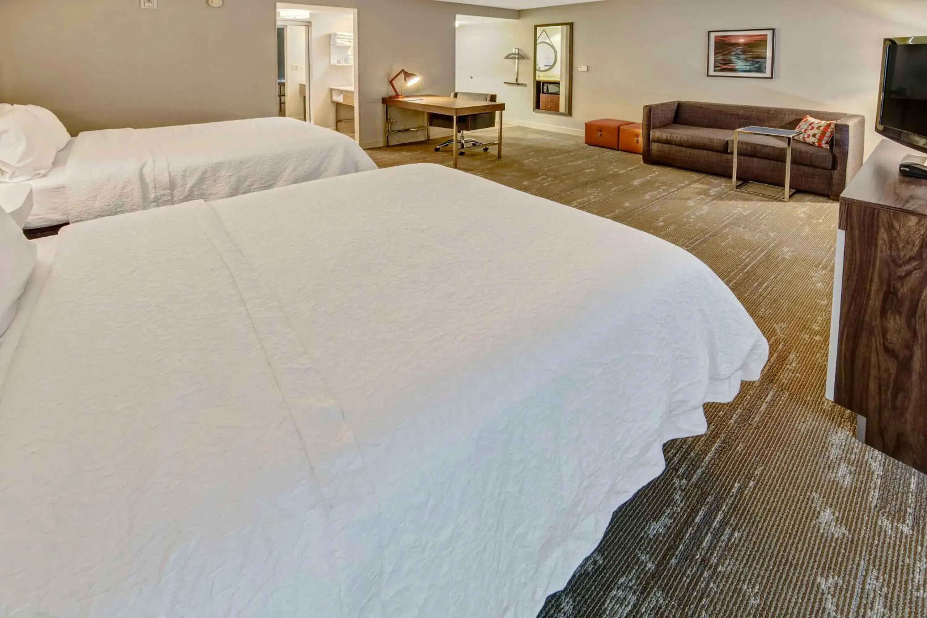 Bedroom, Bed in Hampton Inn & Suites Fort Myers Estero Bedroom, Bed in Hampton Inn & Suites Fort Myers Estero