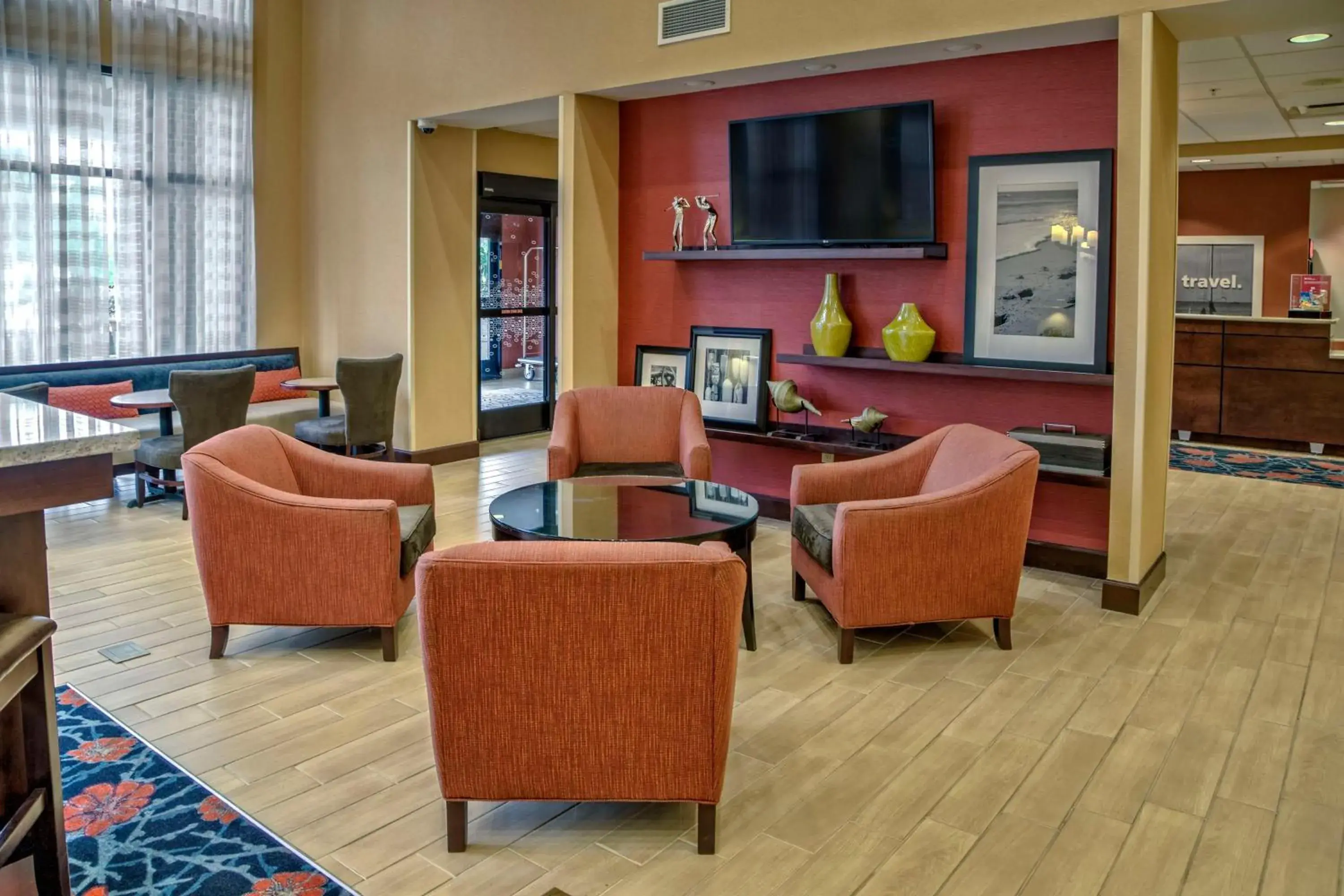 Lobby or reception in Hampton Inn & Suites Fort Myers Estero Lobby or reception in Hampton Inn & Suites Fort Myers Estero