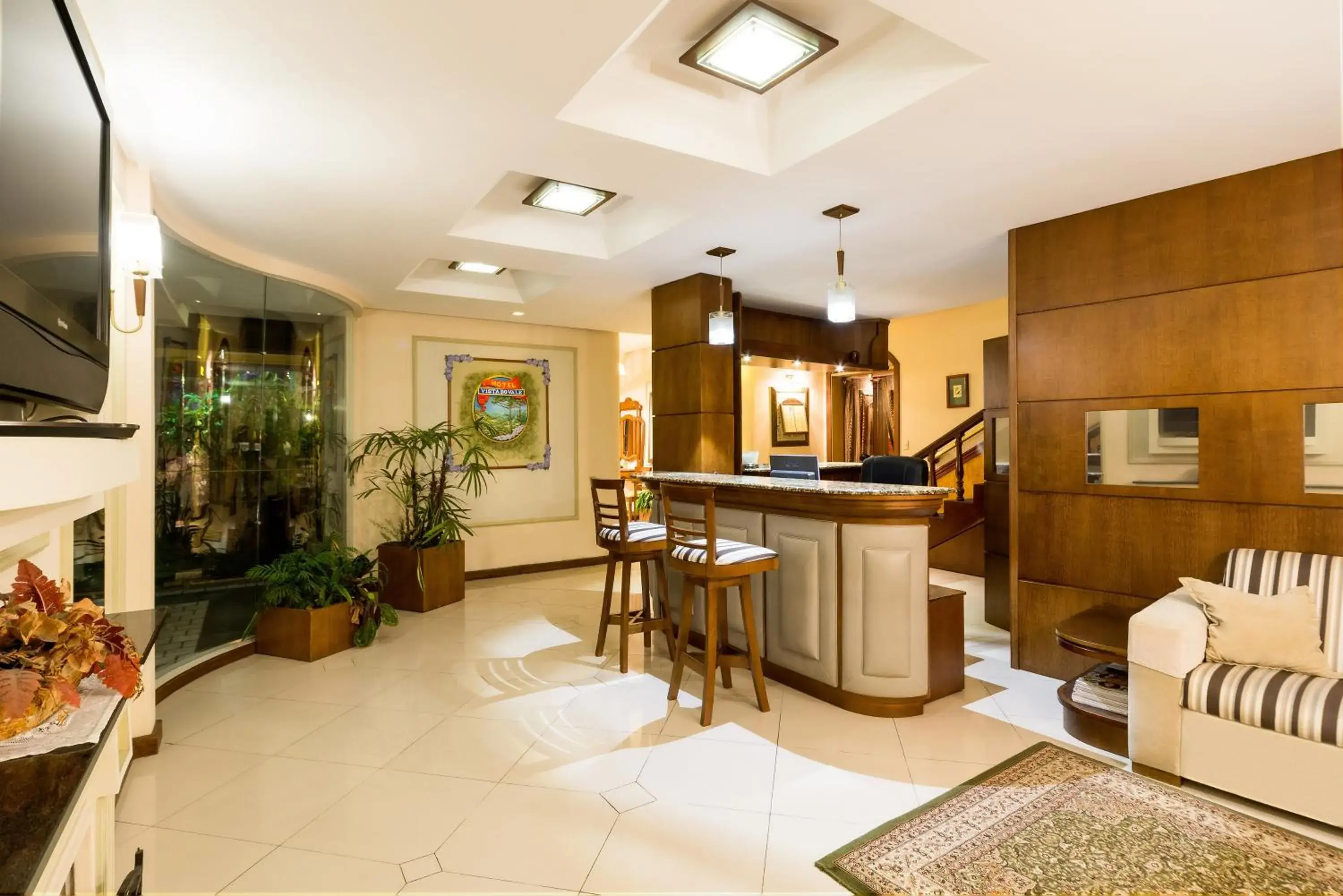 Lobby or reception in Hotel Vista do Vale Lobby or reception in Hotel Vista do Vale