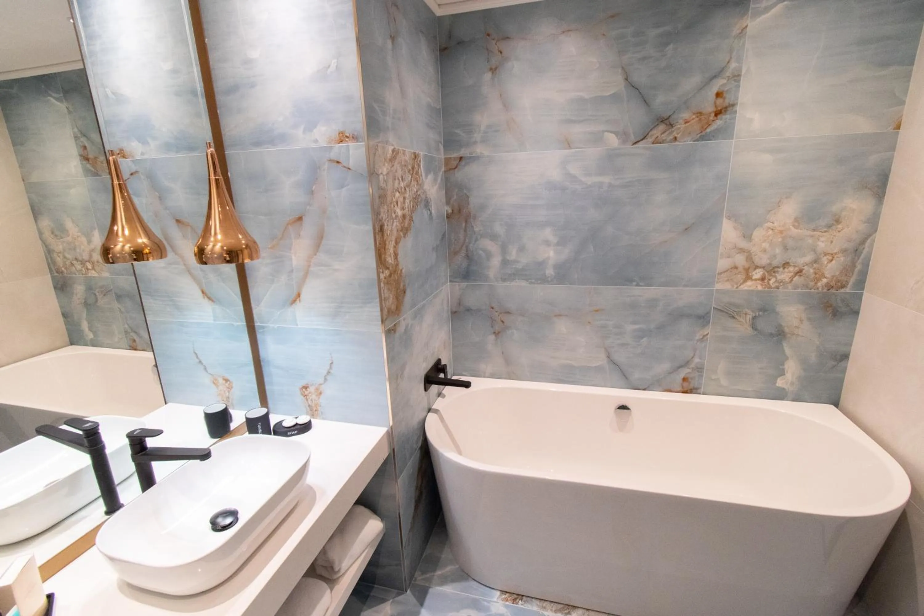 Bathroom in Admiral Hotel - Ultra All Inclusive & Private Beach