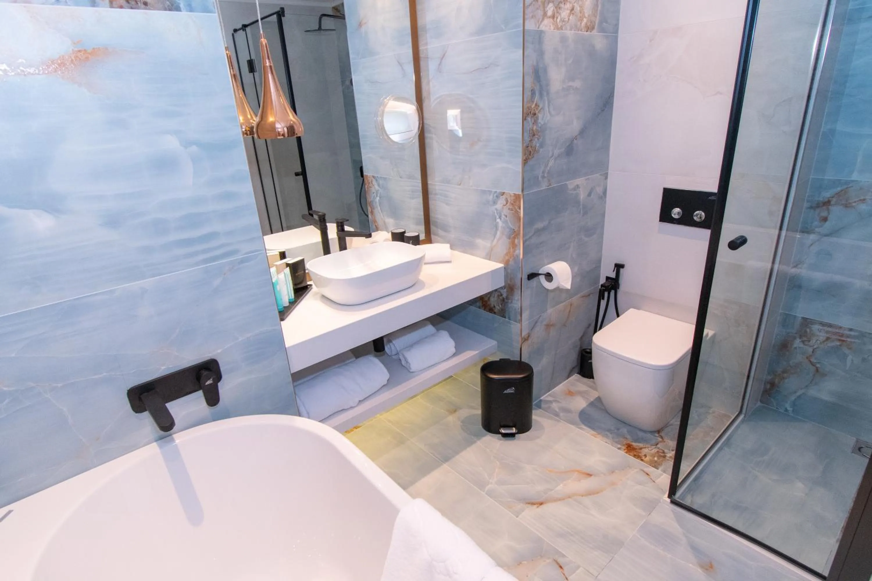 Bathroom in Admiral Hotel - Ultra All Inclusive & Private Beach