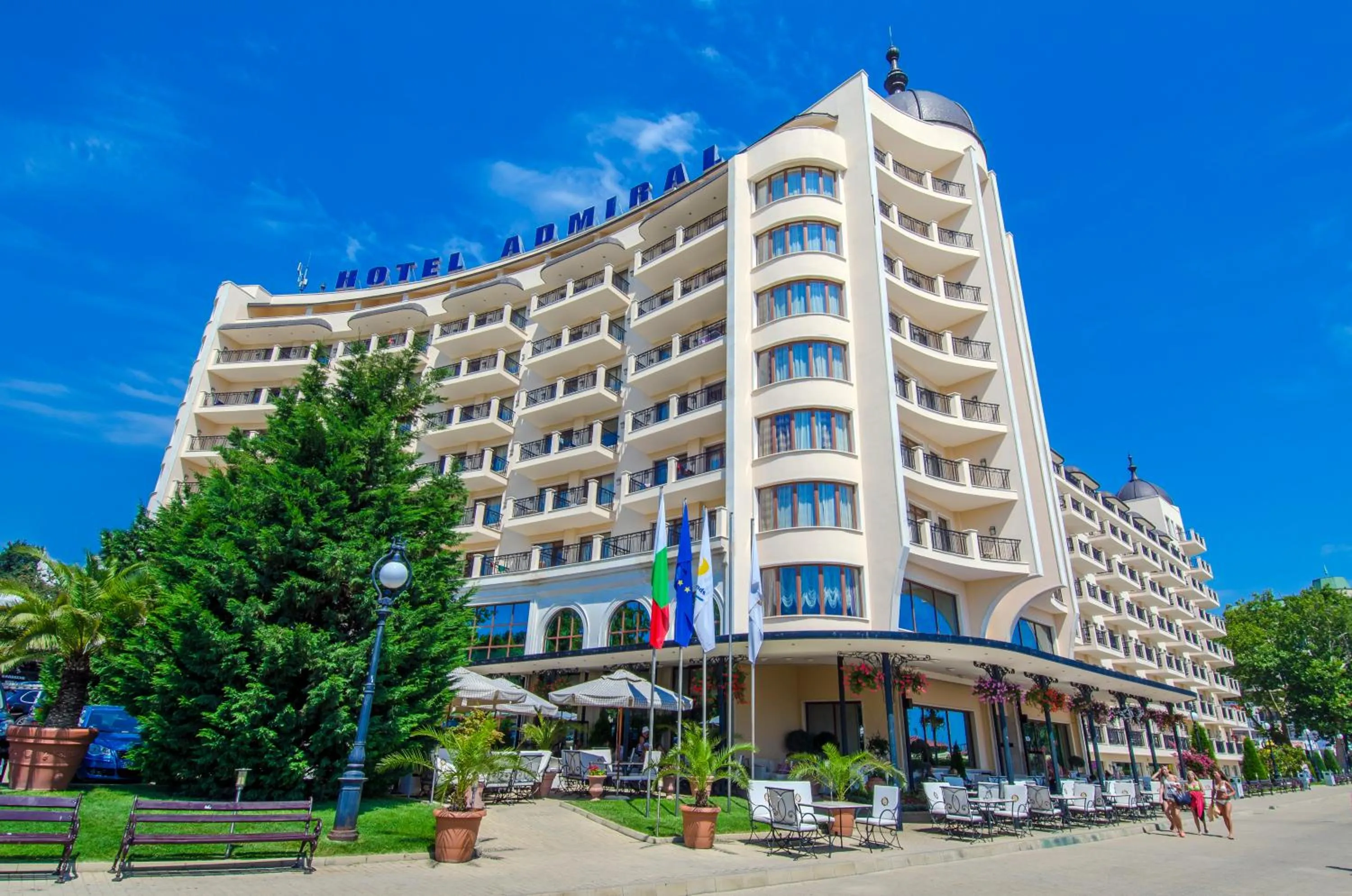 Property building in Admiral Hotel - Ultra All Inclusive & Private Beach