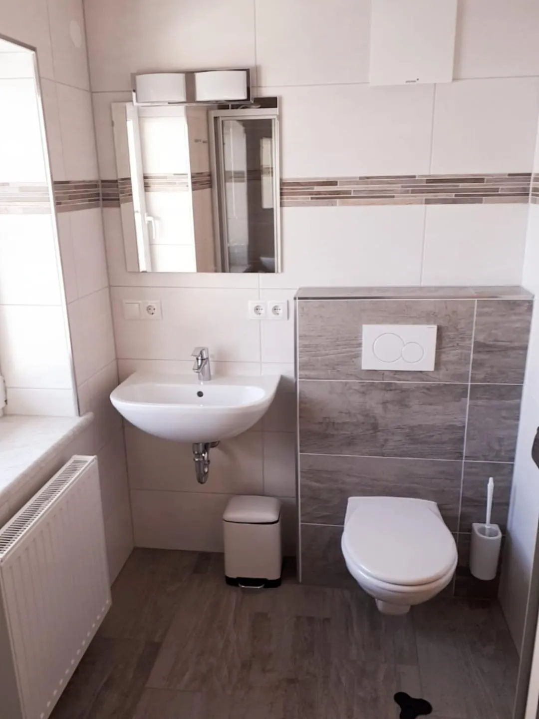 Shower in Ferienhaus Reinfrank