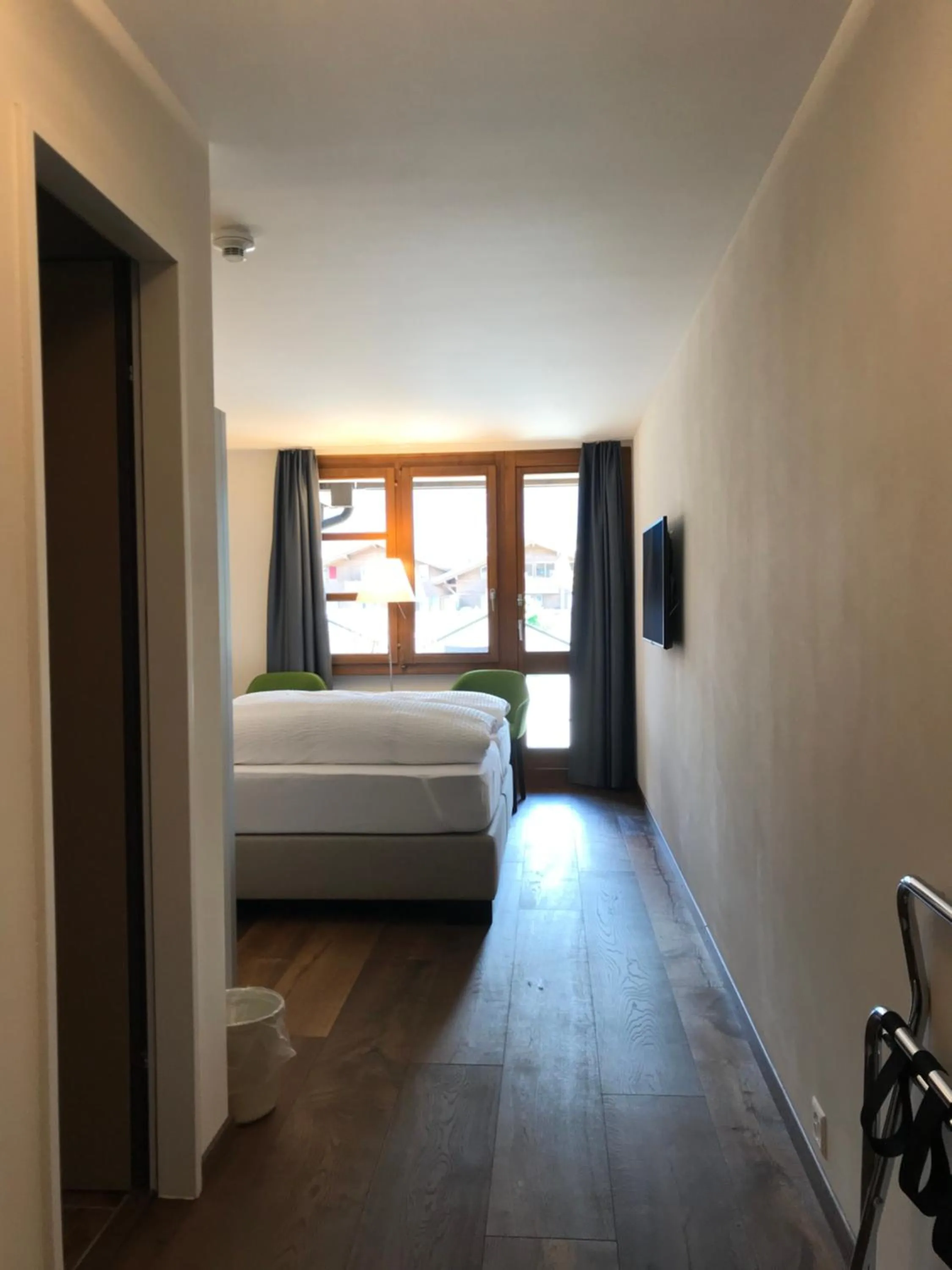 Bed in Hotel Krone Lenk