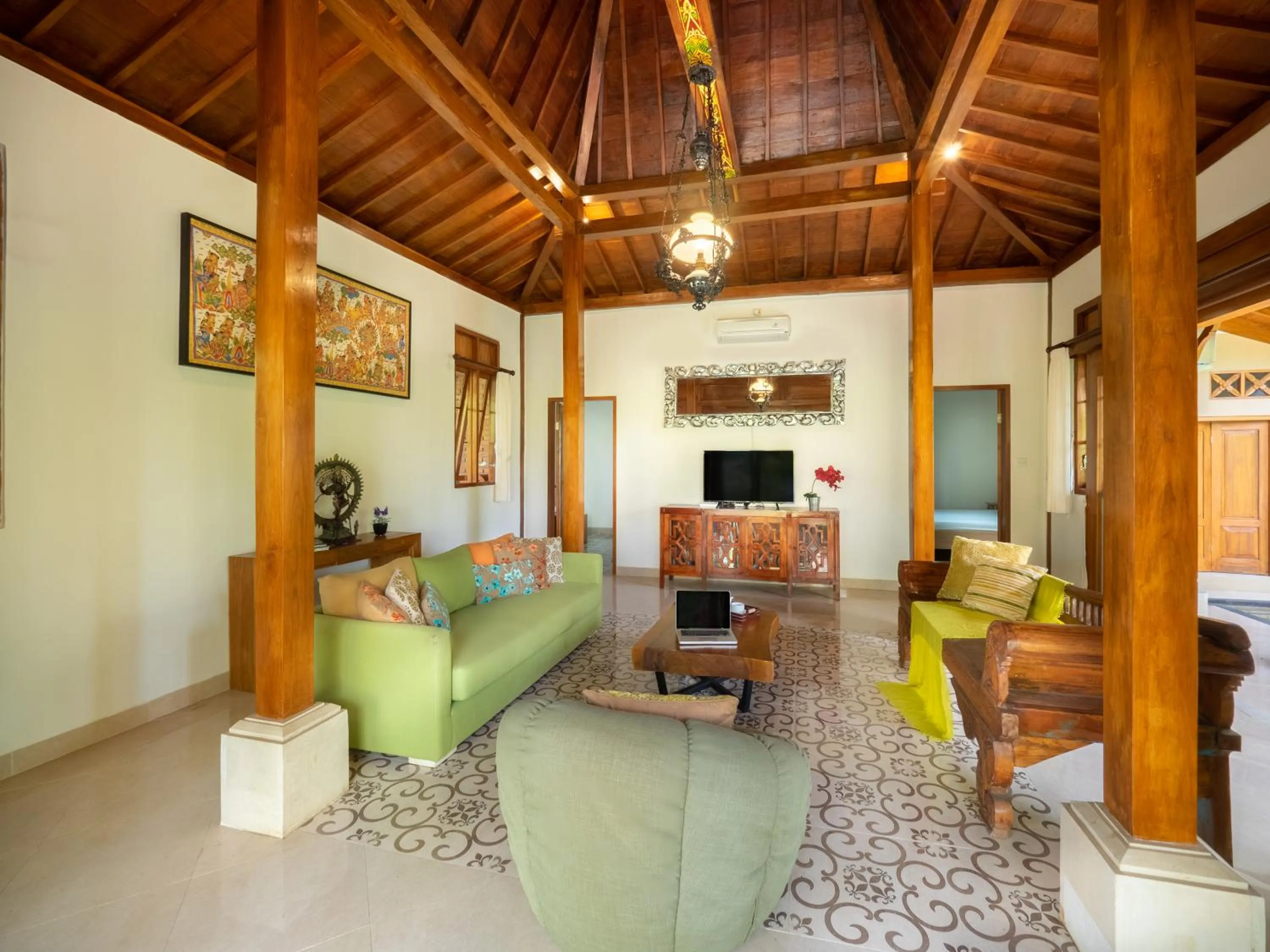Living room in Tiis Garden Puri Villas