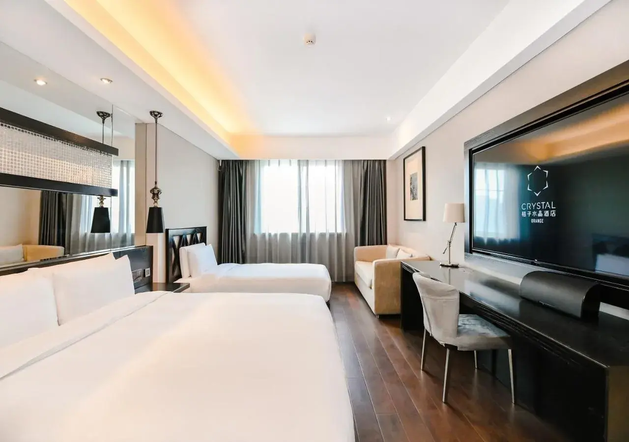 Family Room with Bath in Crystal Orange Hotel Shanghai Kangqiao Branch Family Room with Bath in Crystal Orange Hotel Shanghai Kangqiao Branch