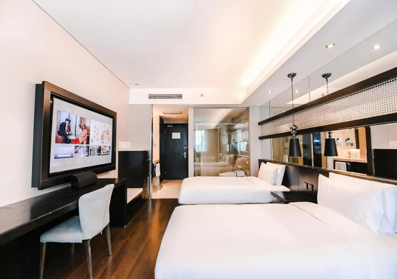 Bed in Crystal Orange Hotel Shanghai Kangqiao Branch