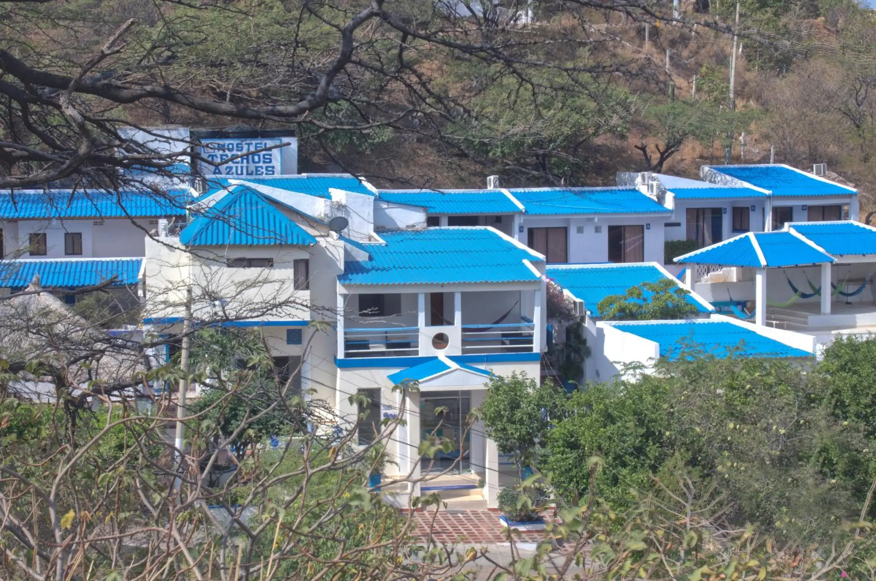 Facade/entrance in Techos Azules Facade/entrance in Techos Azules