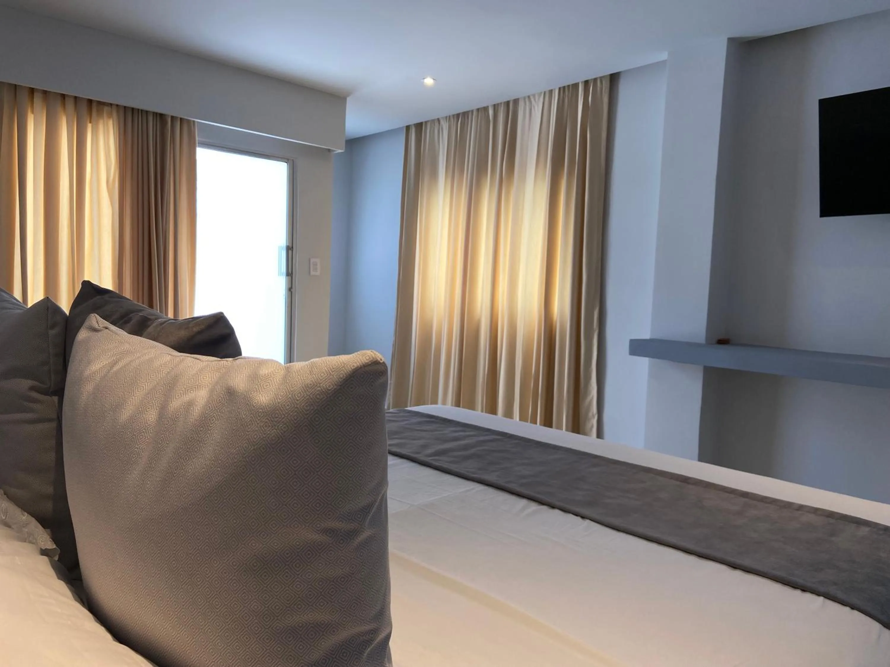 Photo of the whole room, Bed in Techos Azules