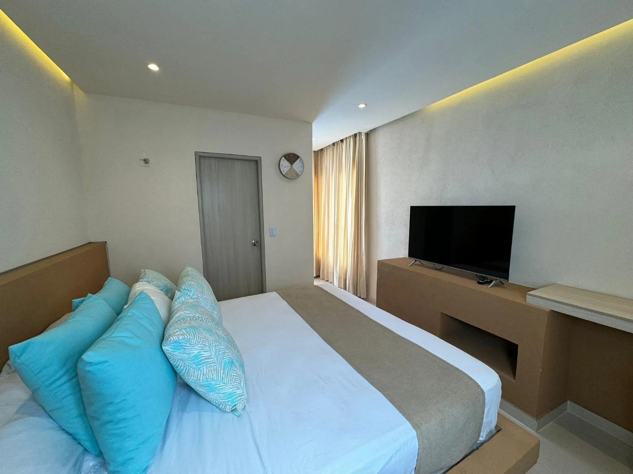 Photo of the whole room, Bed in Techos Azules