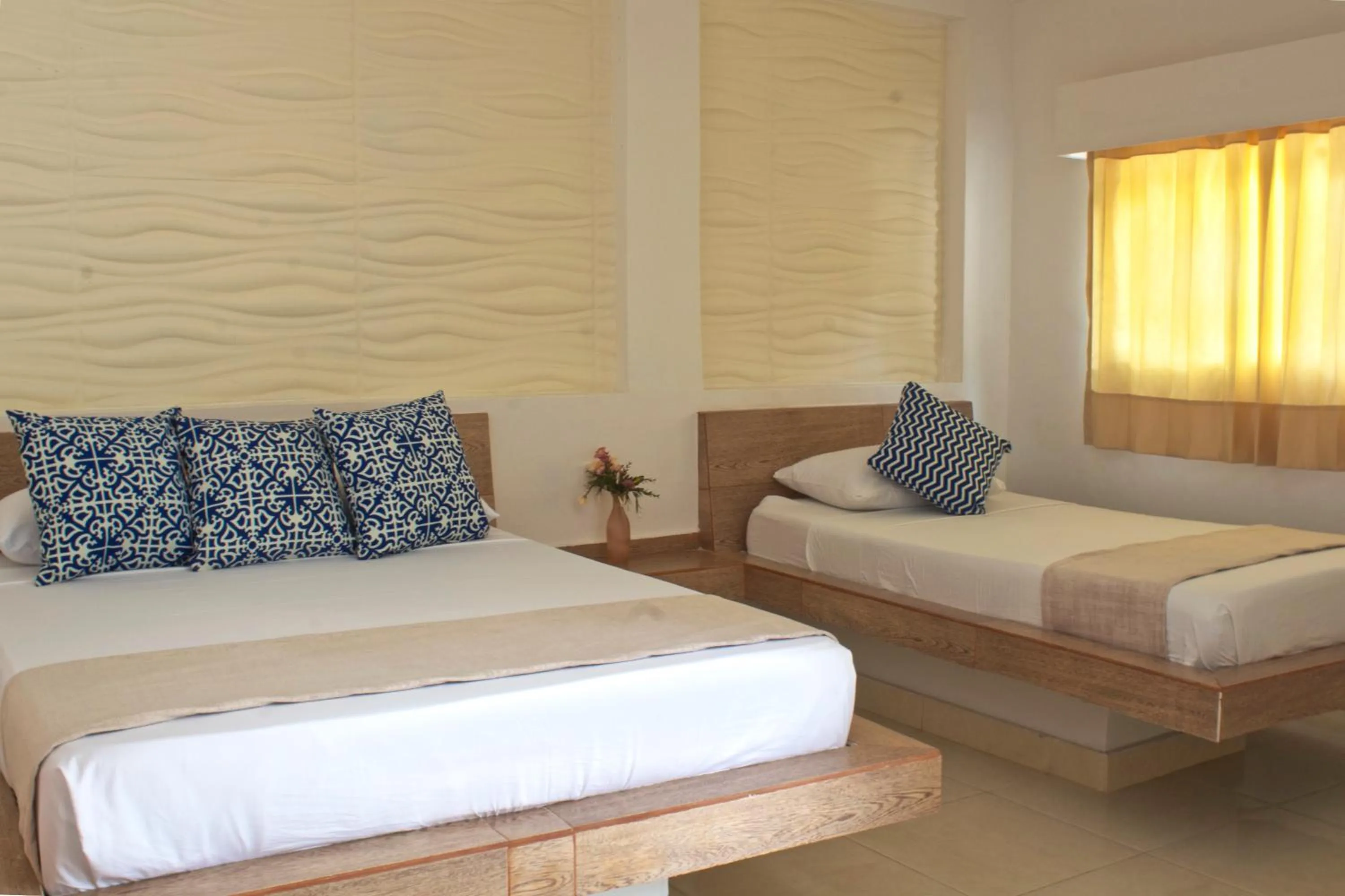 Photo of the whole room, Bed in Techos Azules