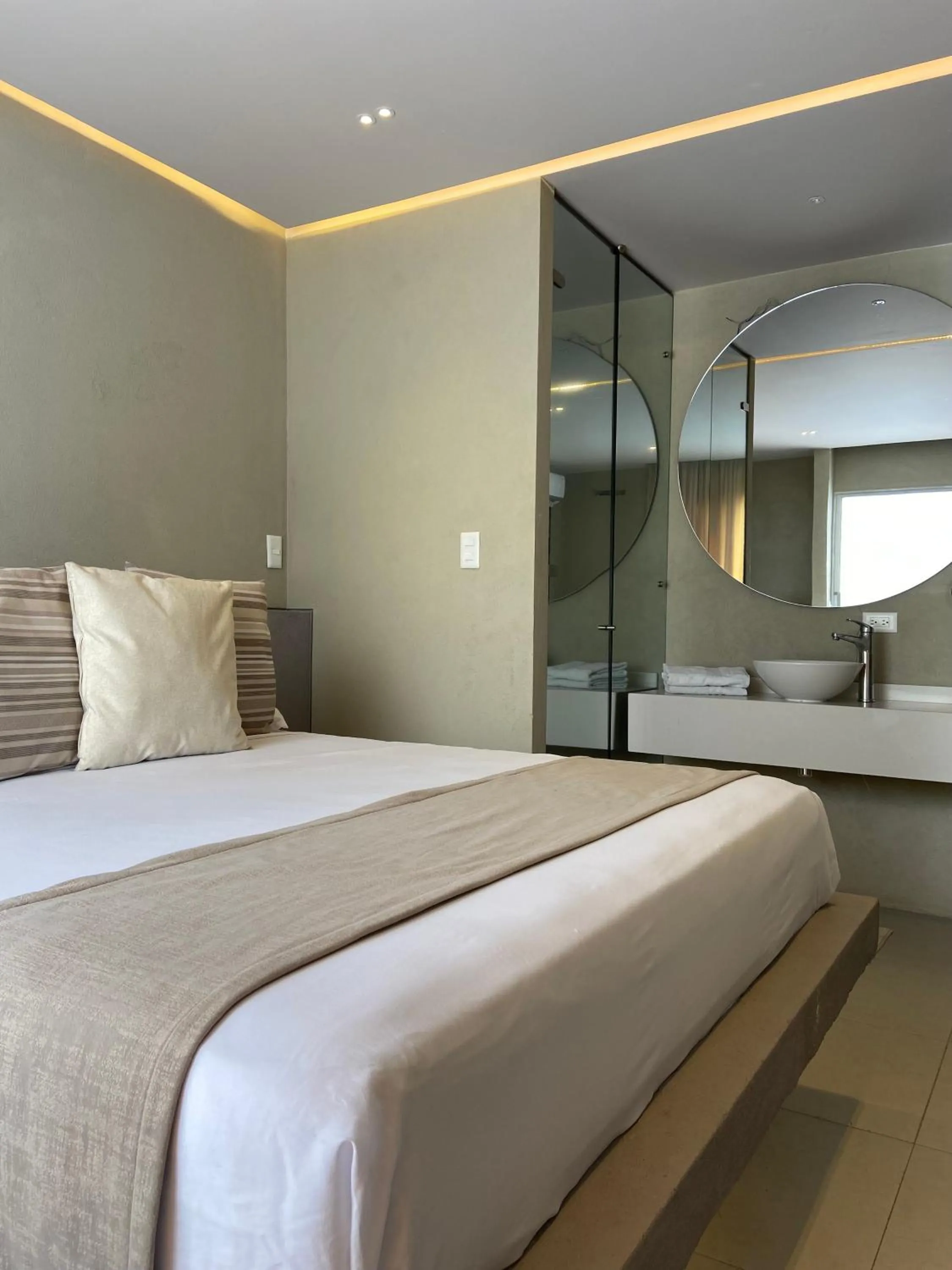 Photo of the whole room, Bed in Techos Azules