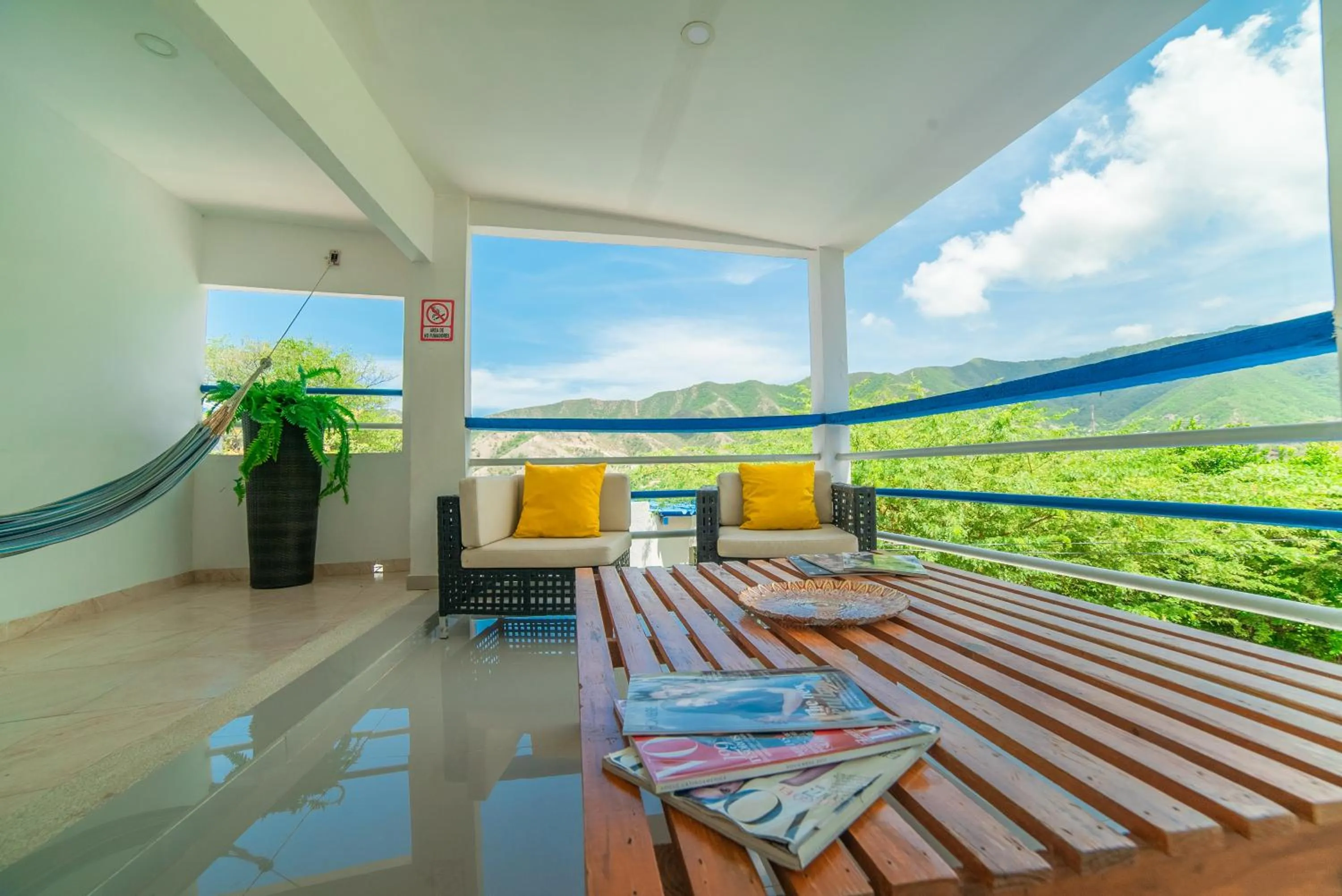 Living room in Techos Azules