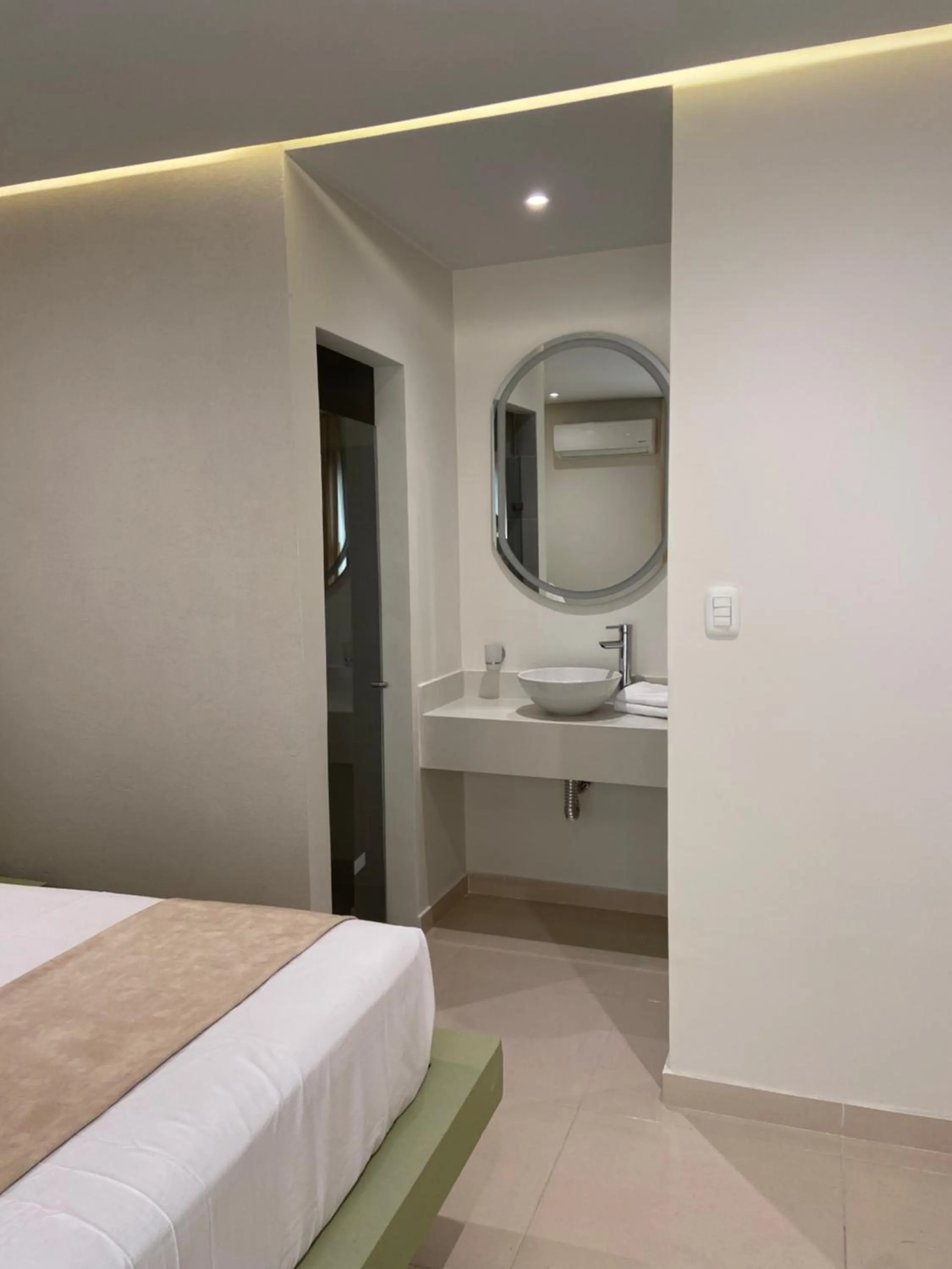 Photo of the whole room, Bed in Techos Azules