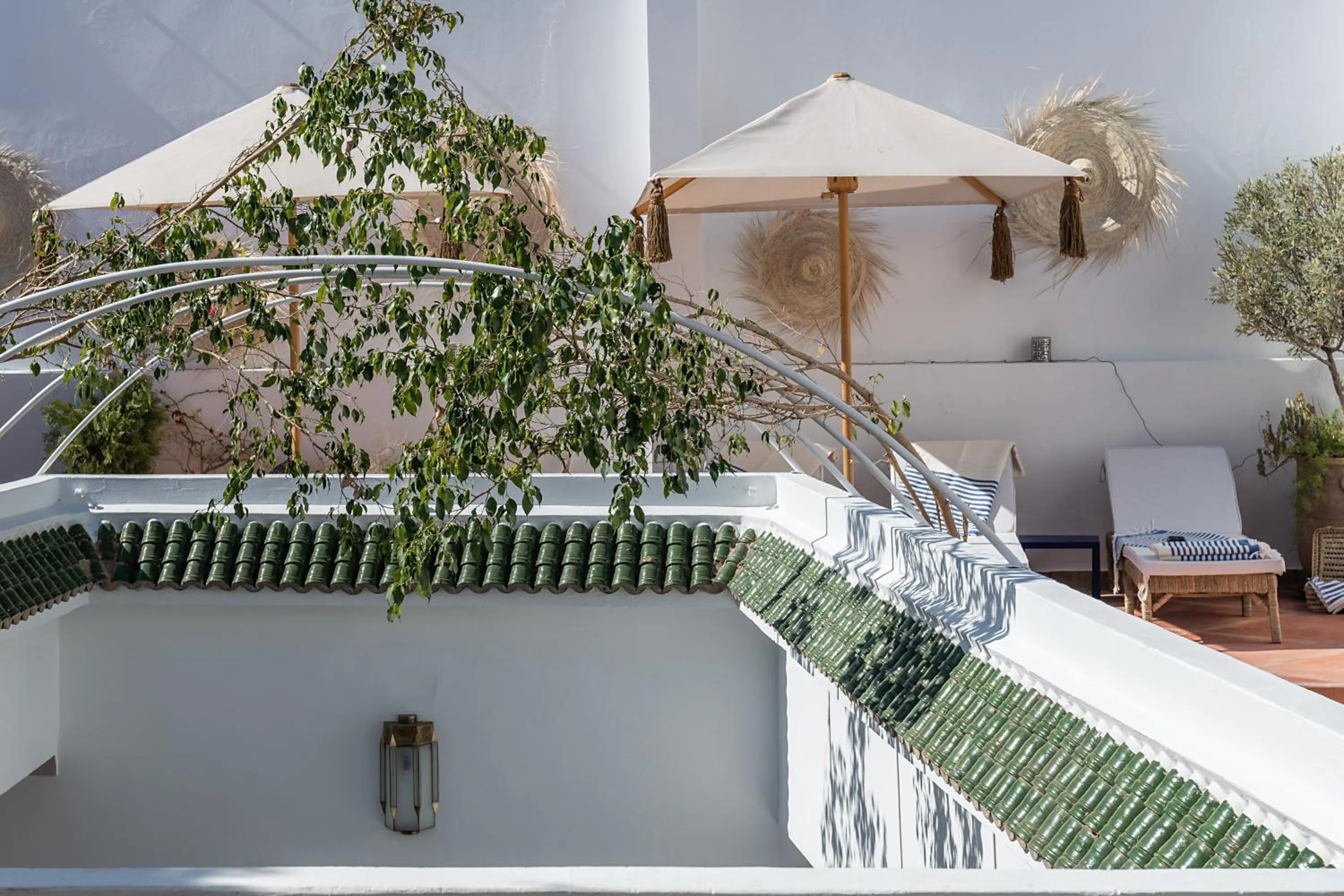 Patio in Riad la Parenthèse by Sashema