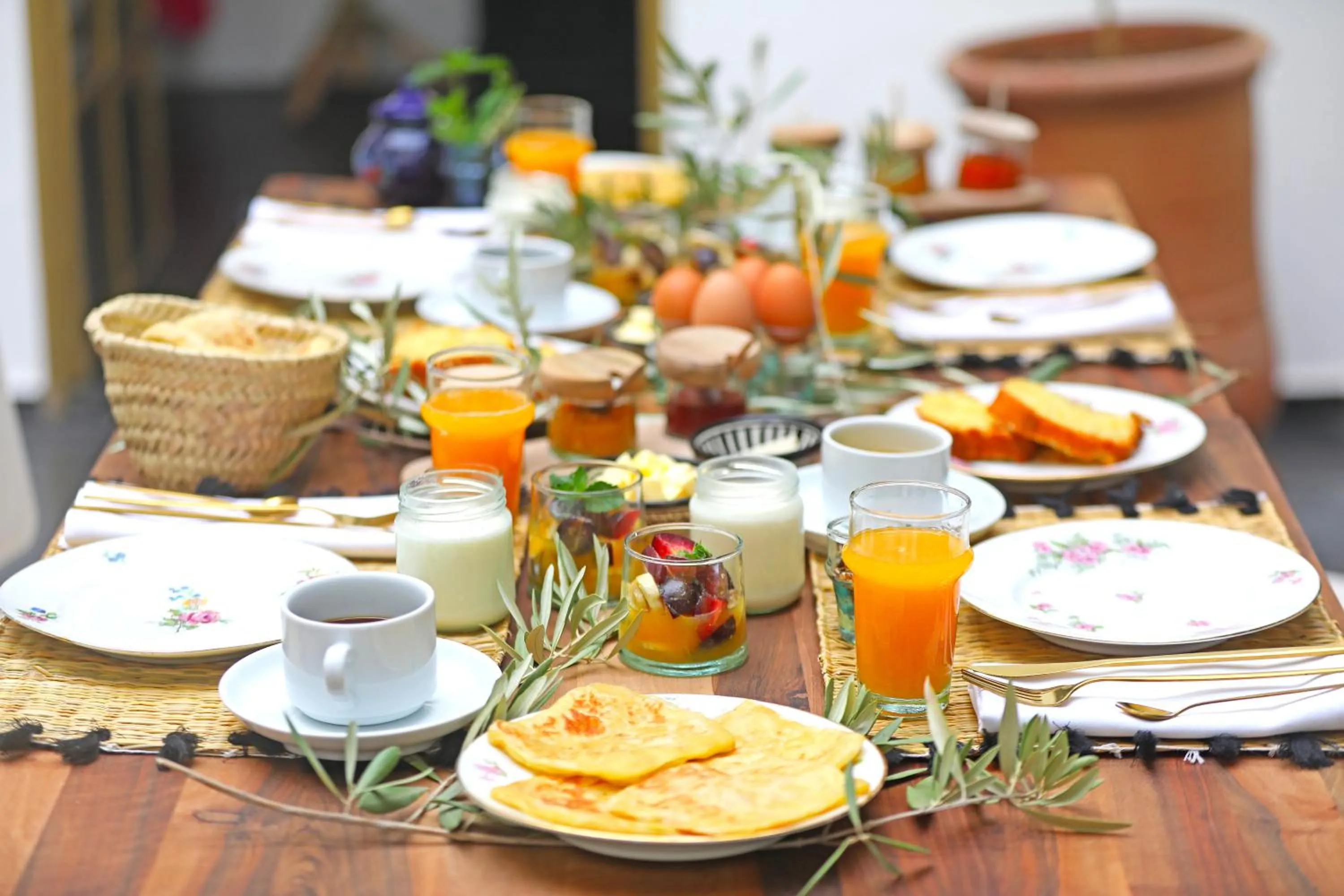 Breakfast in Riad la Parenthèse by Sashema