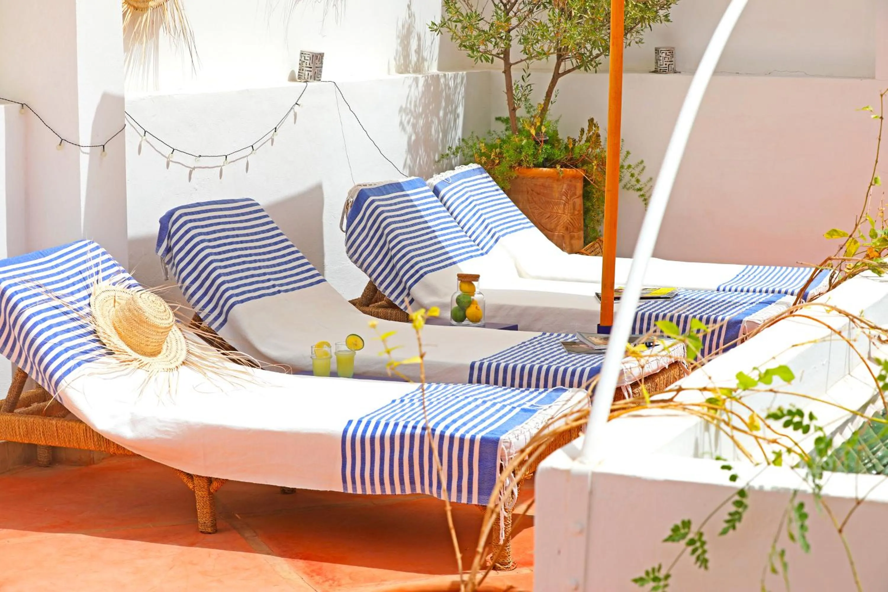 Balcony/Terrace in Riad la Parenthèse by Sashema