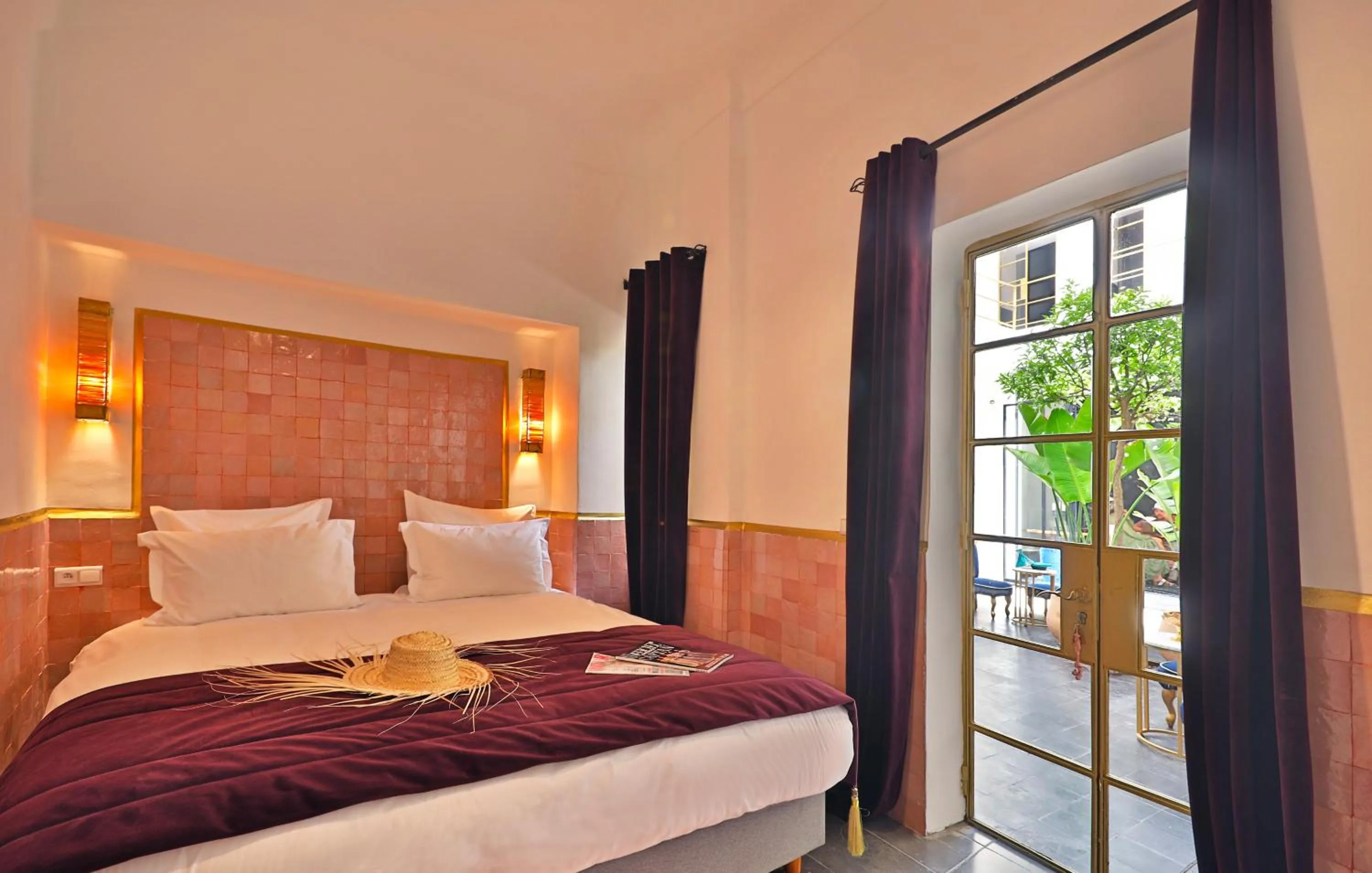 Bed in Riad la Parenthèse by Sashema