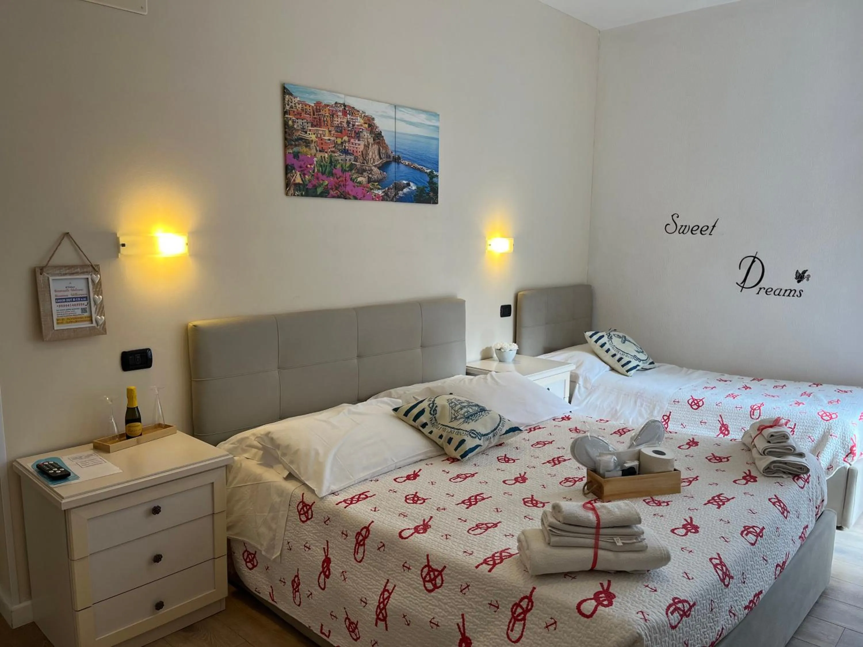 Bed in Affittacamere Il Veliero