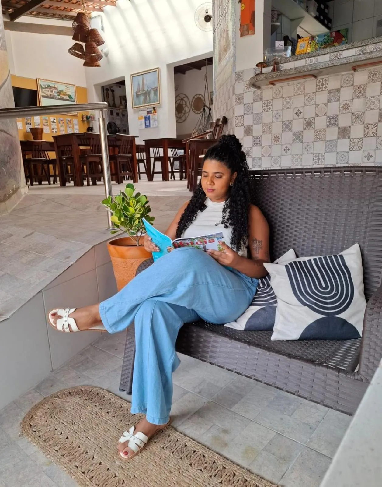 Lobby or reception in Hotel Pilão