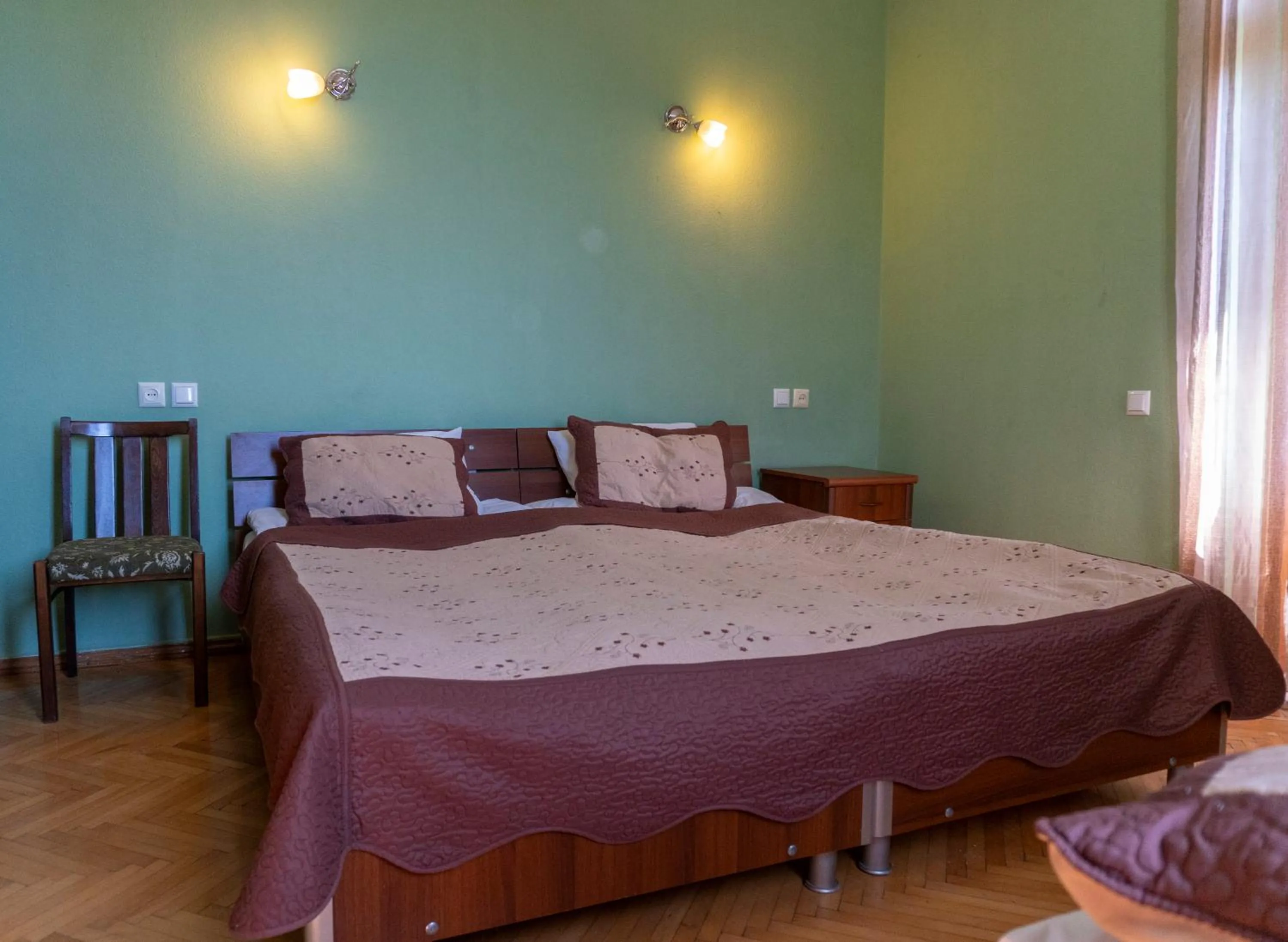 Bed in Galavnis Kari Hotel