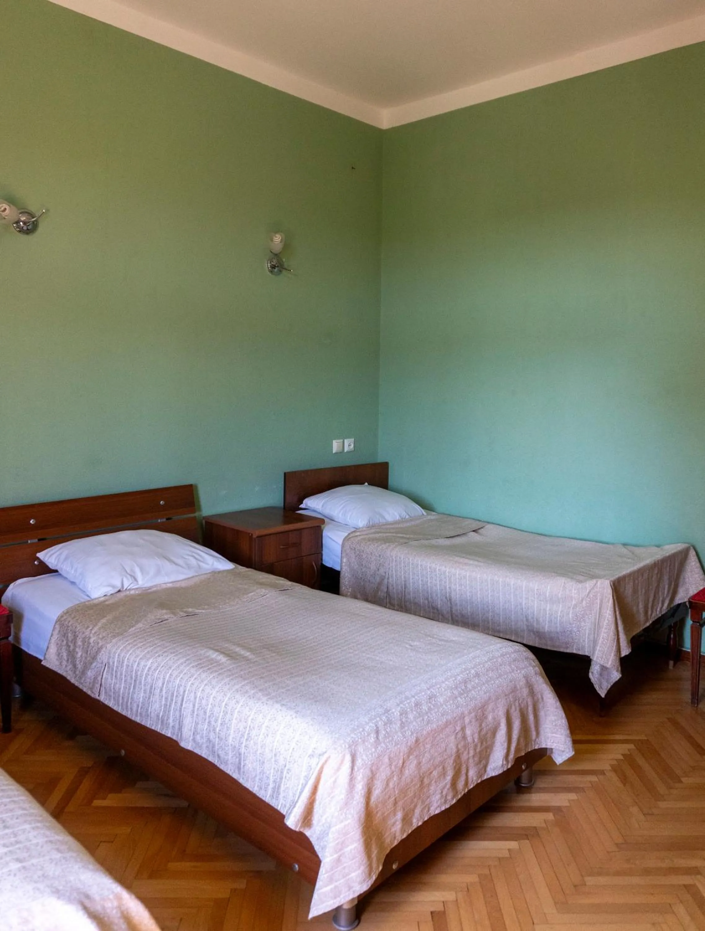 Bed in Galavnis Kari Hotel