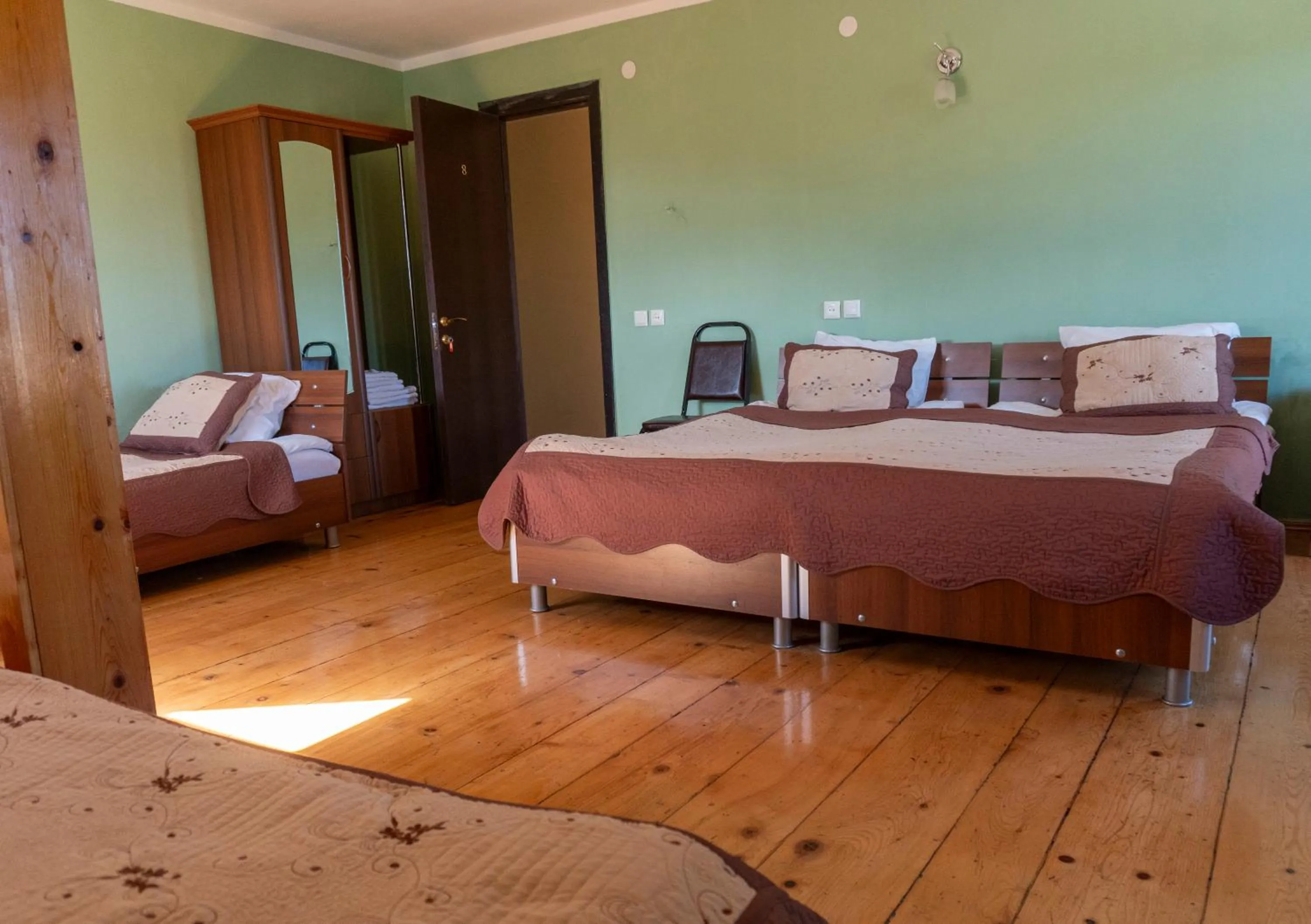 Bed in Galavnis Kari Hotel