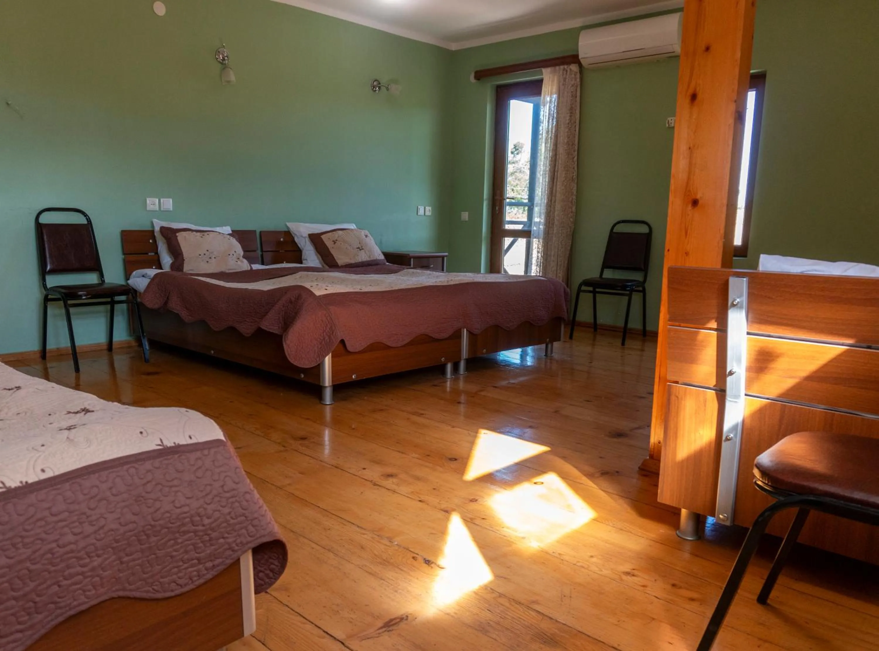 Bed in Galavnis Kari Hotel
