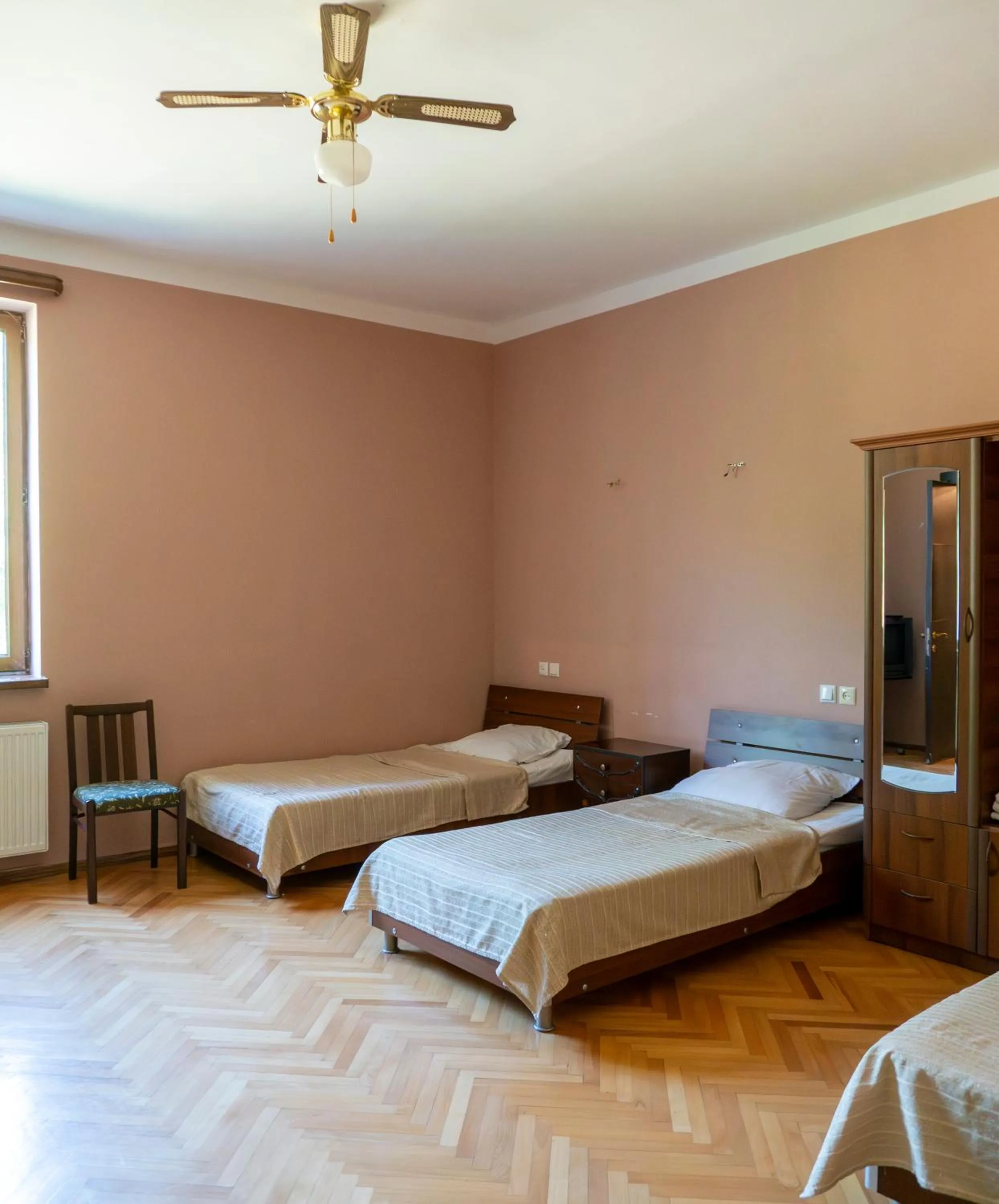 Bed in Galavnis Kari Hotel
