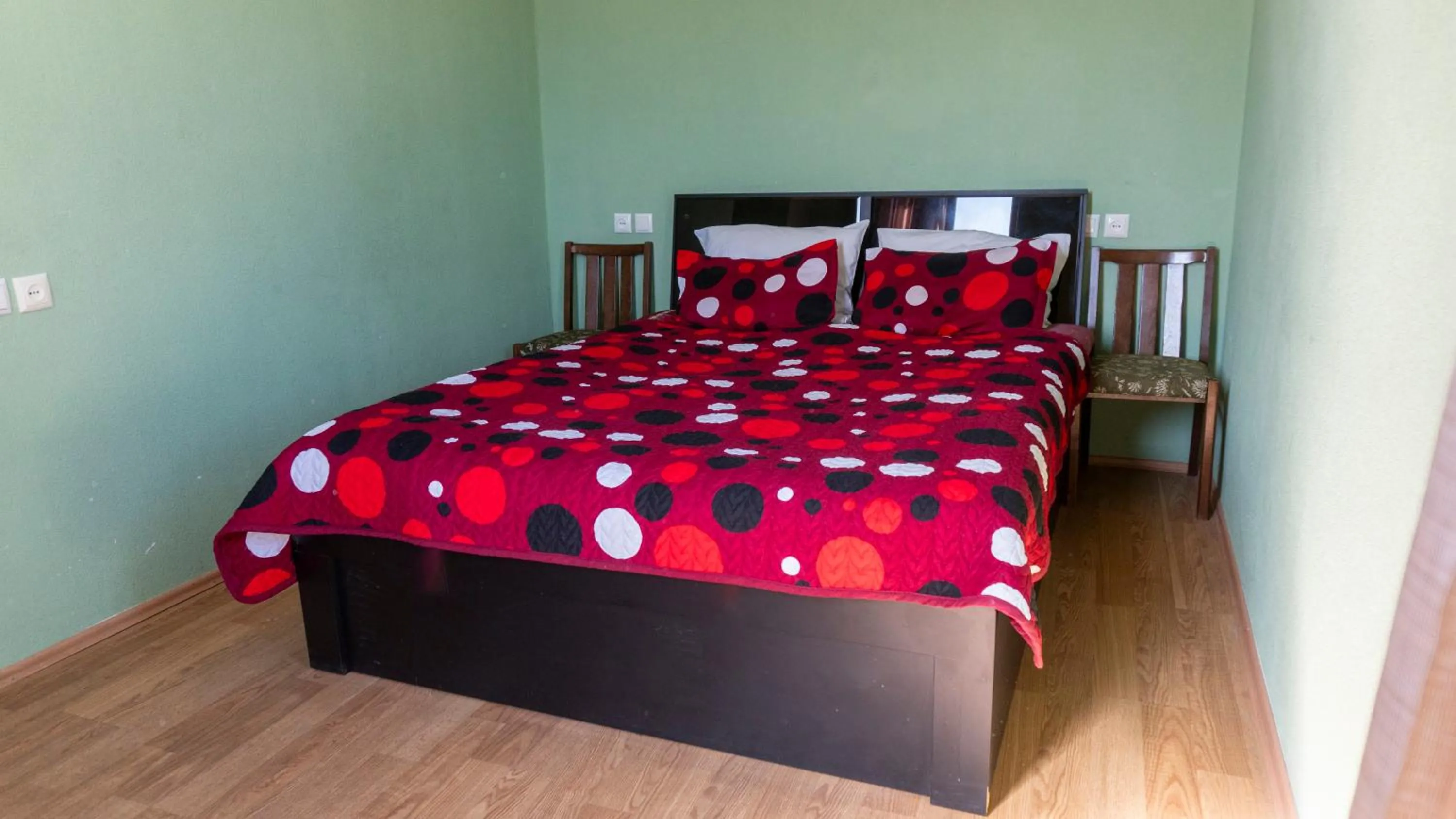 Bed in Galavnis Kari Hotel