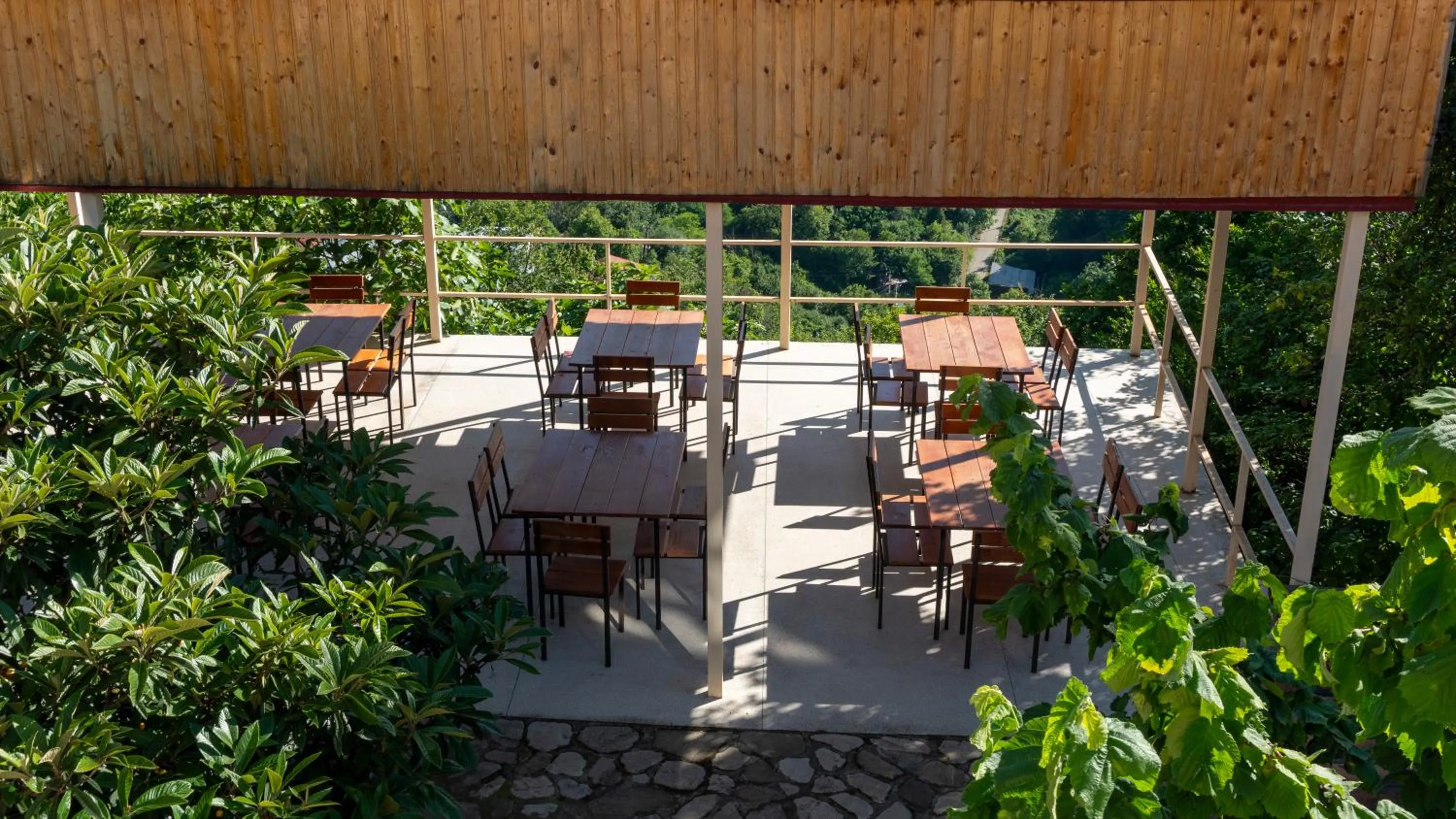 Garden in Galavnis Kari Hotel