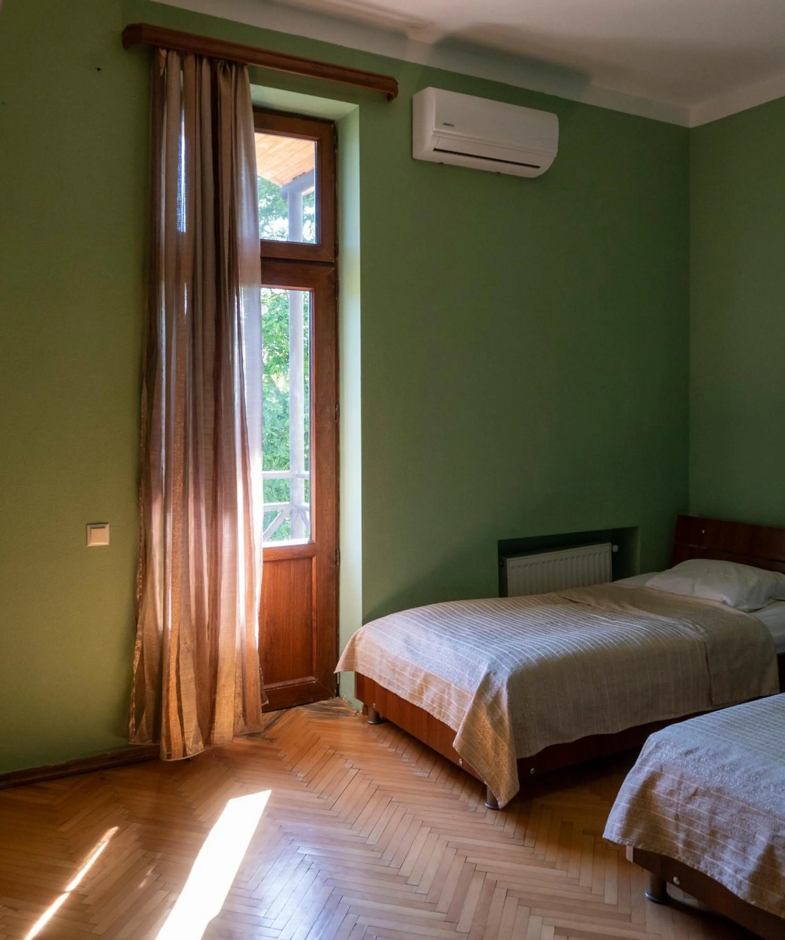 Bed in Galavnis Kari Hotel