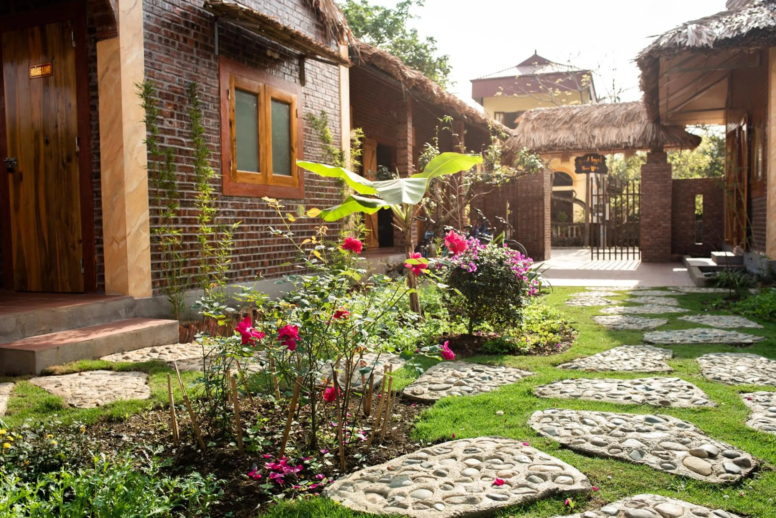 Garden in Ninh Binh Palm Homestay
