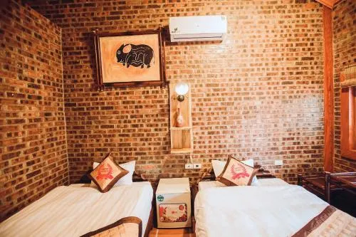 Bed in Ninh Binh Palm Homestay
