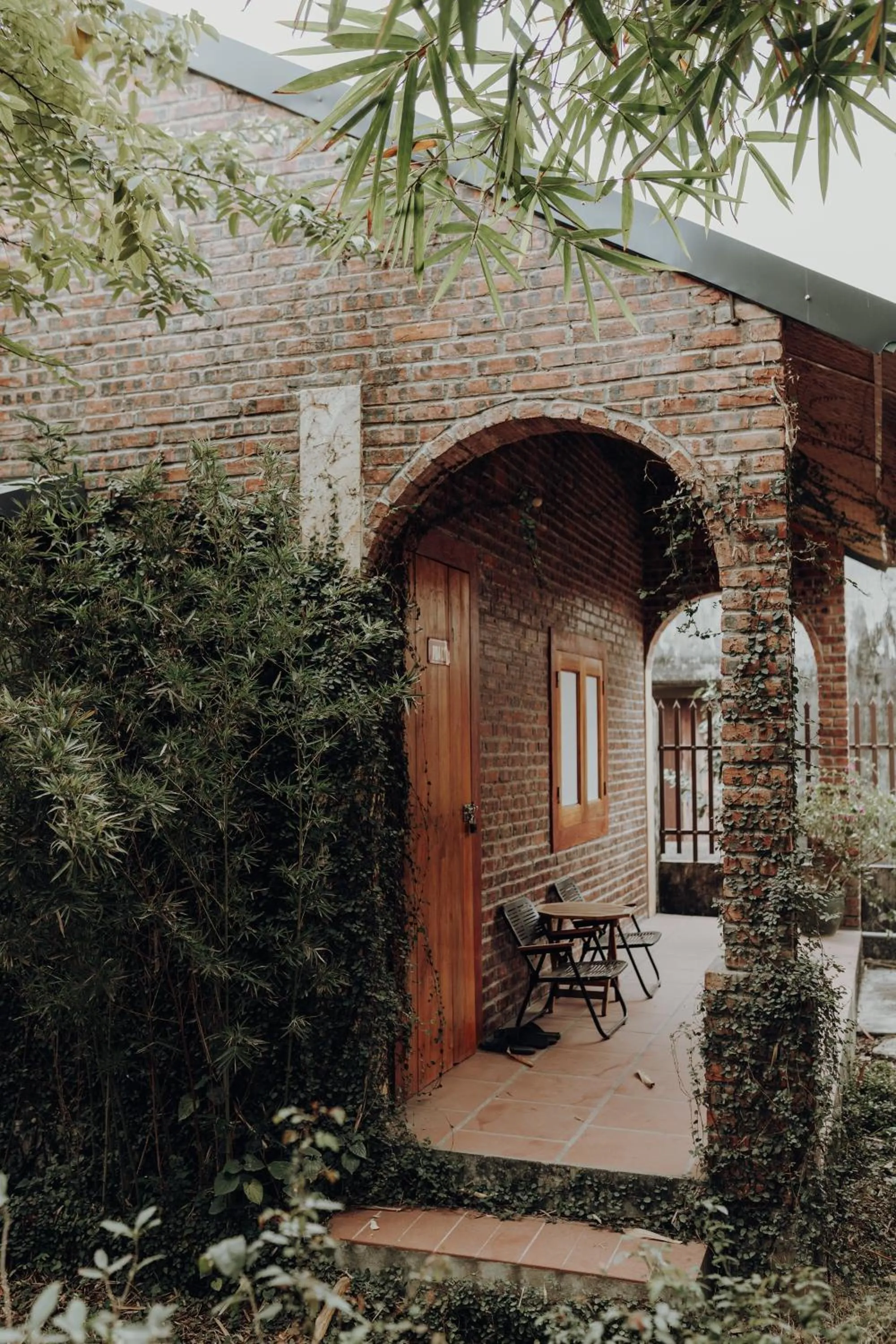 Seating area in Ninh Binh Palm Homestay