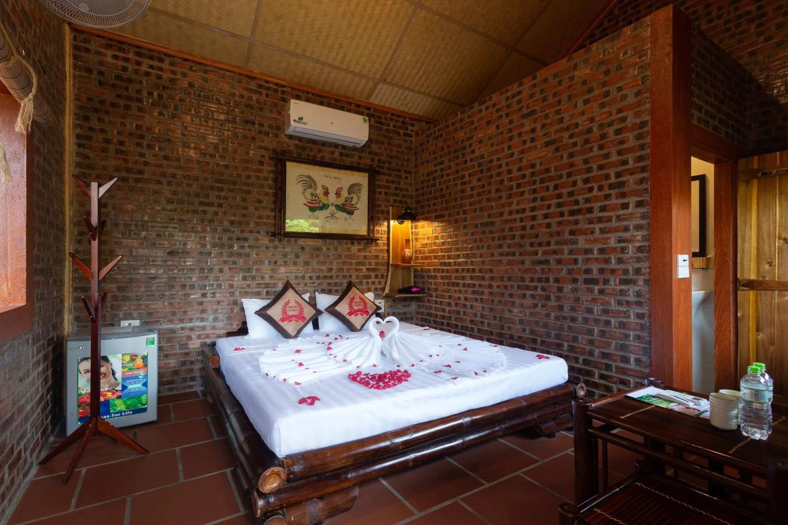 Bed in Ninh Binh Palm Homestay