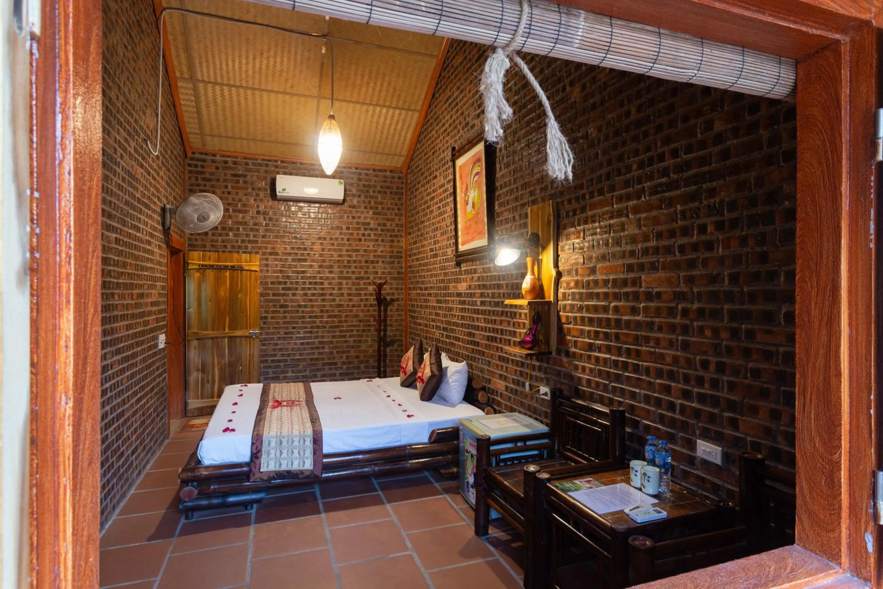 Bed in Ninh Binh Palm Homestay