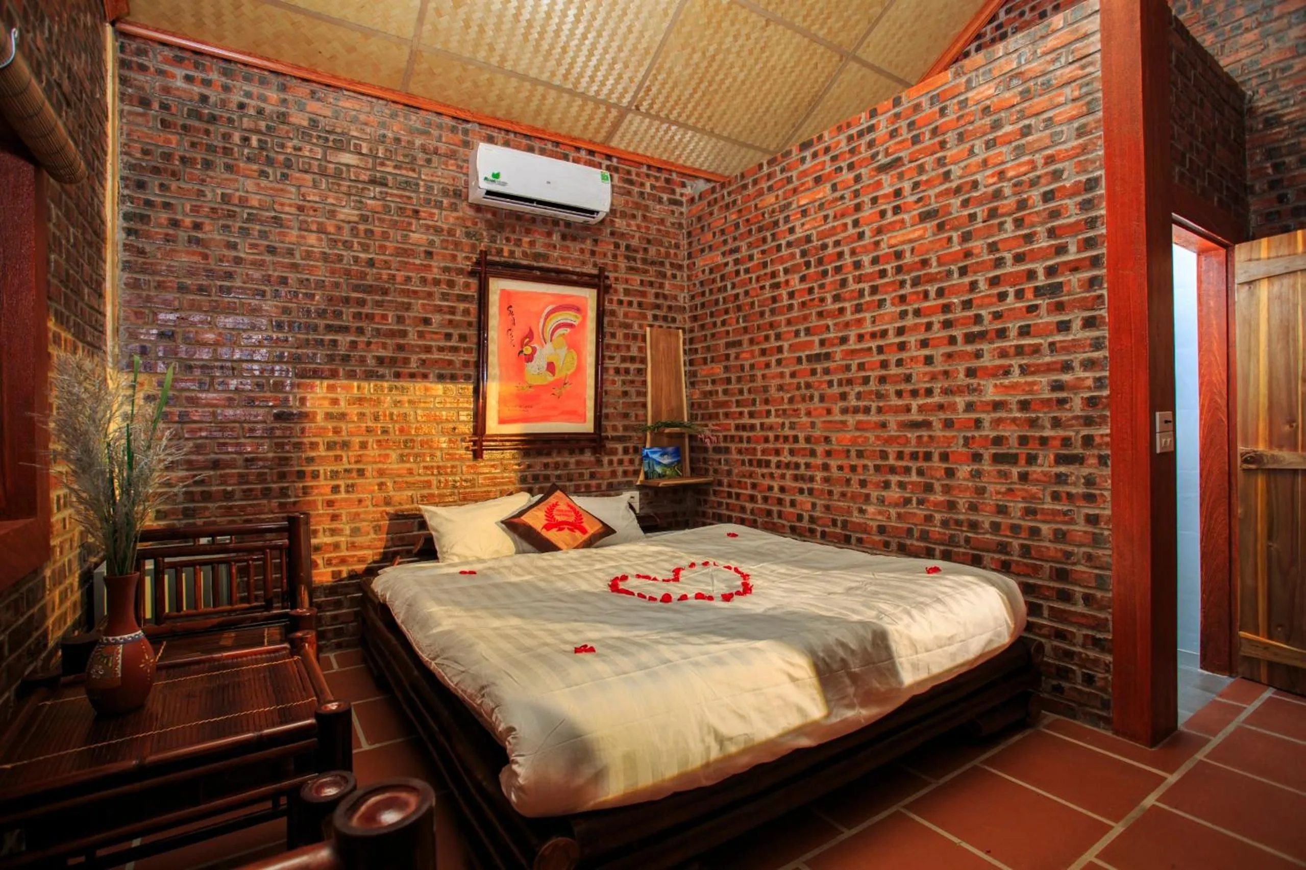 Bed in Ninh Binh Palm Homestay