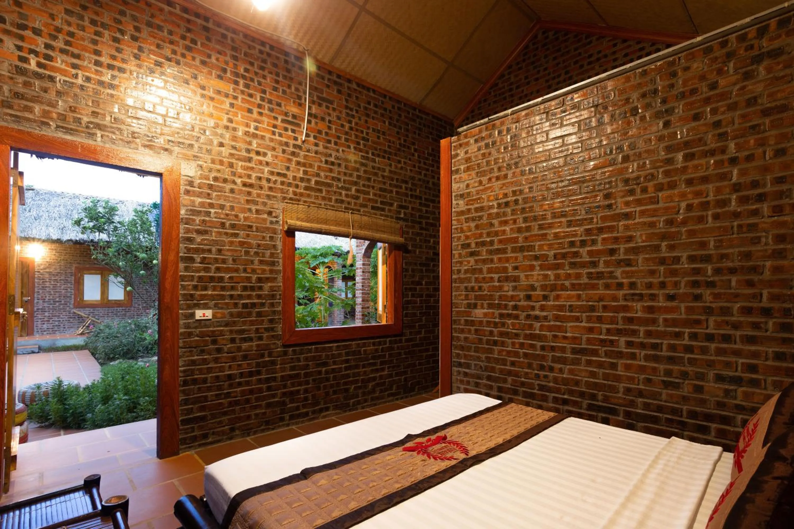 Bed in Ninh Binh Palm Homestay