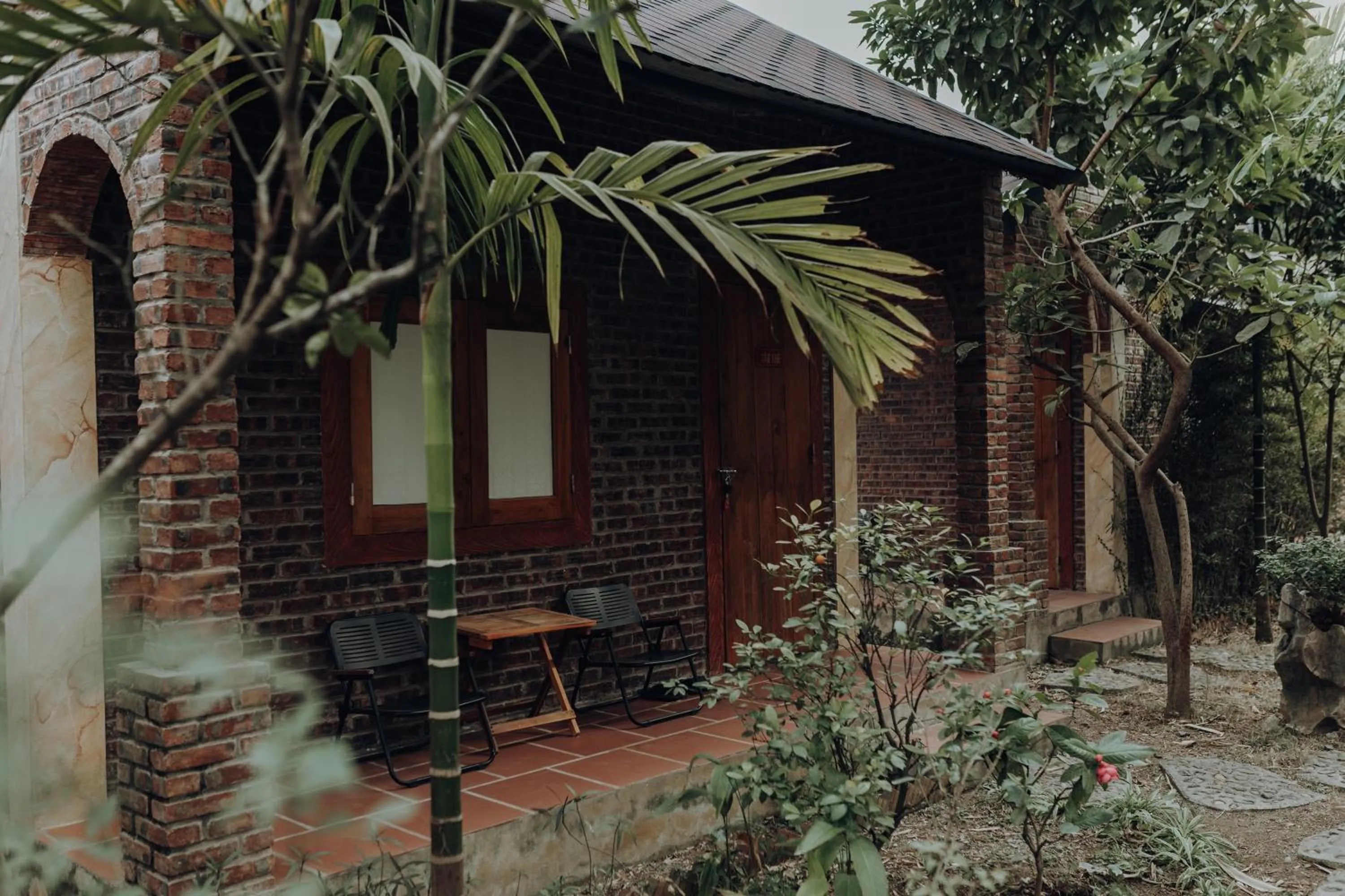 Garden view in Ninh Binh Palm Homestay