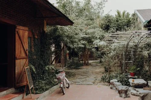 Garden view in Ninh Binh Palm Homestay