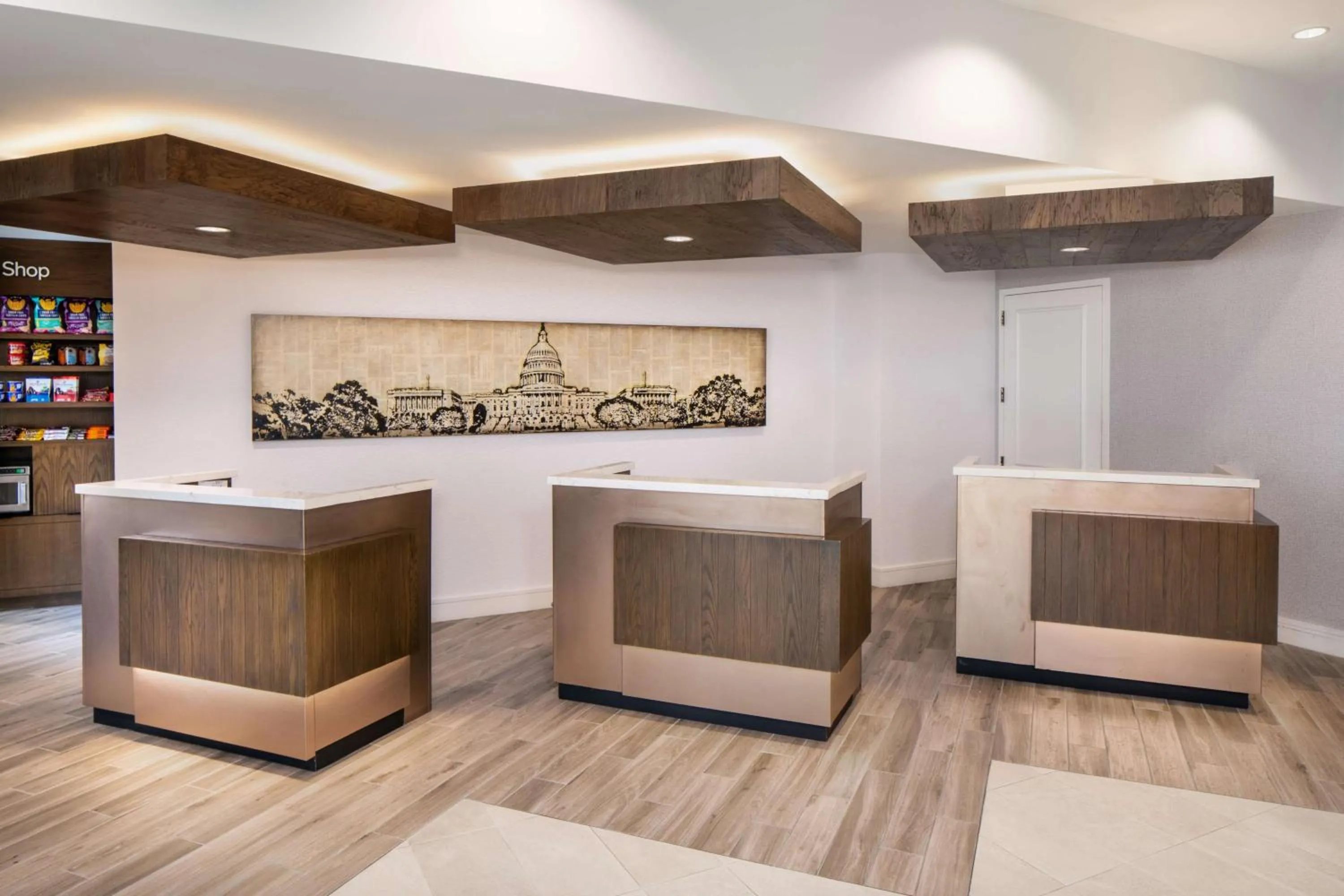 Lobby or reception in Hilton Garden Inn Washington DC Downtown