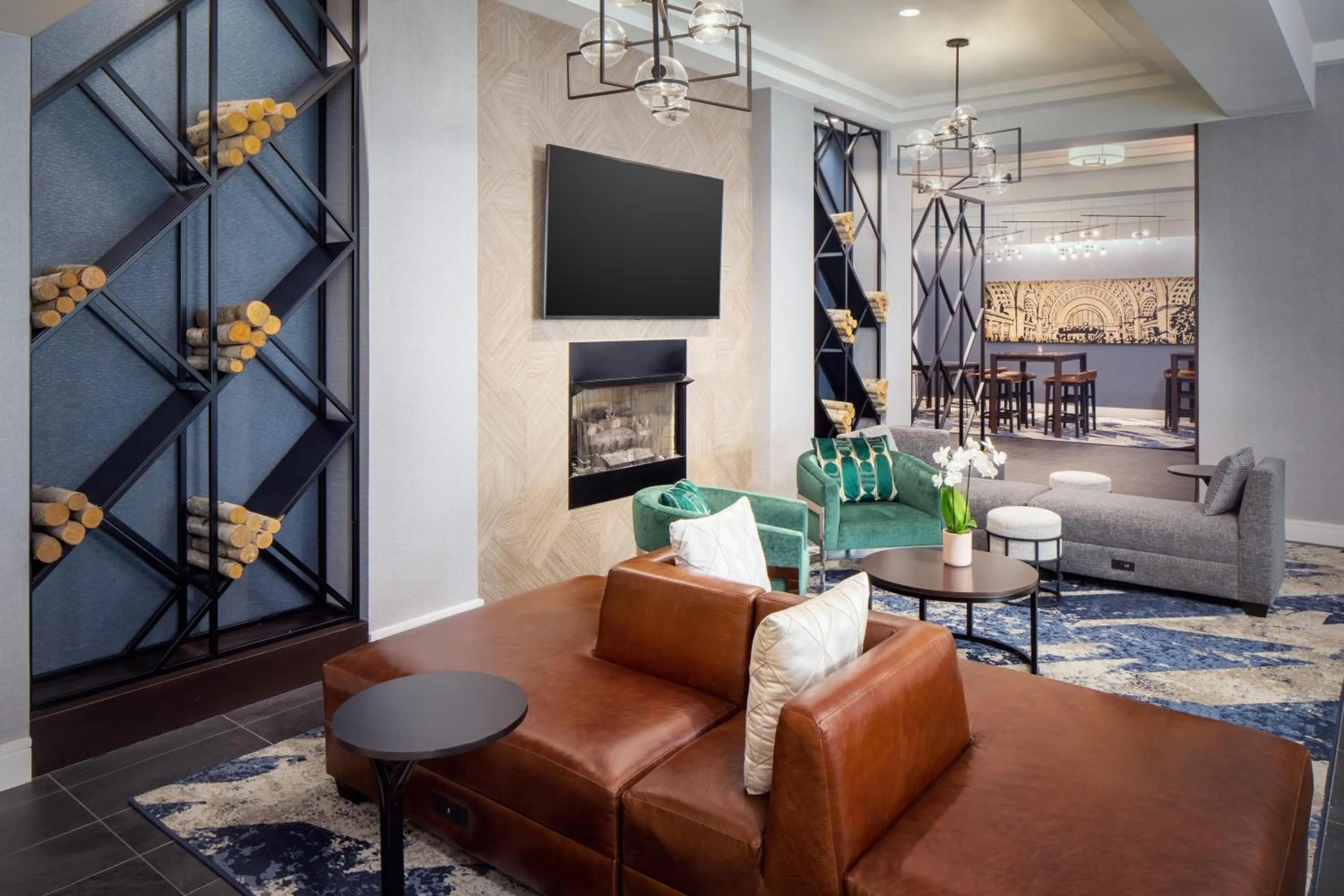 Lobby or reception in Hilton Garden Inn Washington DC Downtown