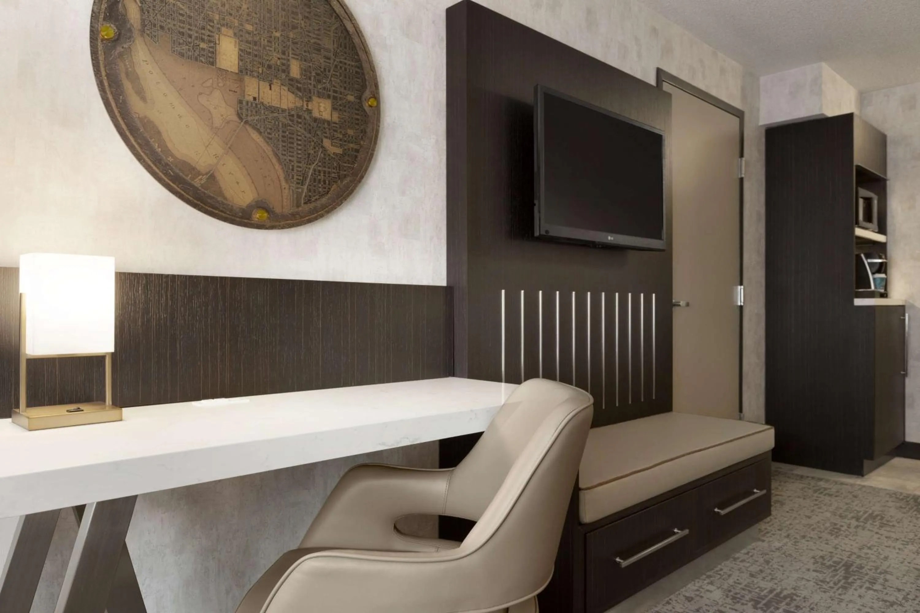 Bedroom in Hilton Garden Inn Washington DC Downtown