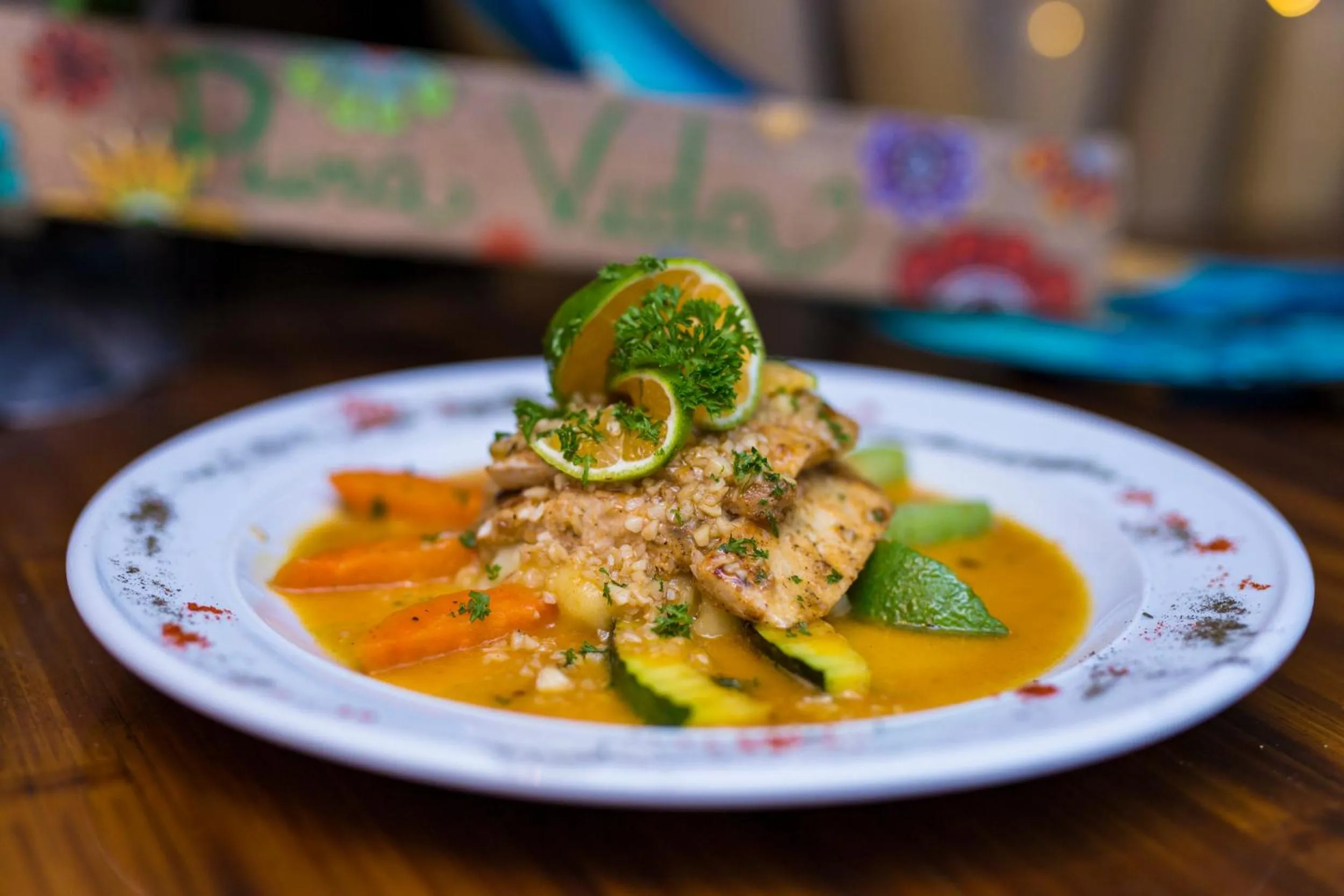 Lunch in El Sano Banano Beachside Hotel