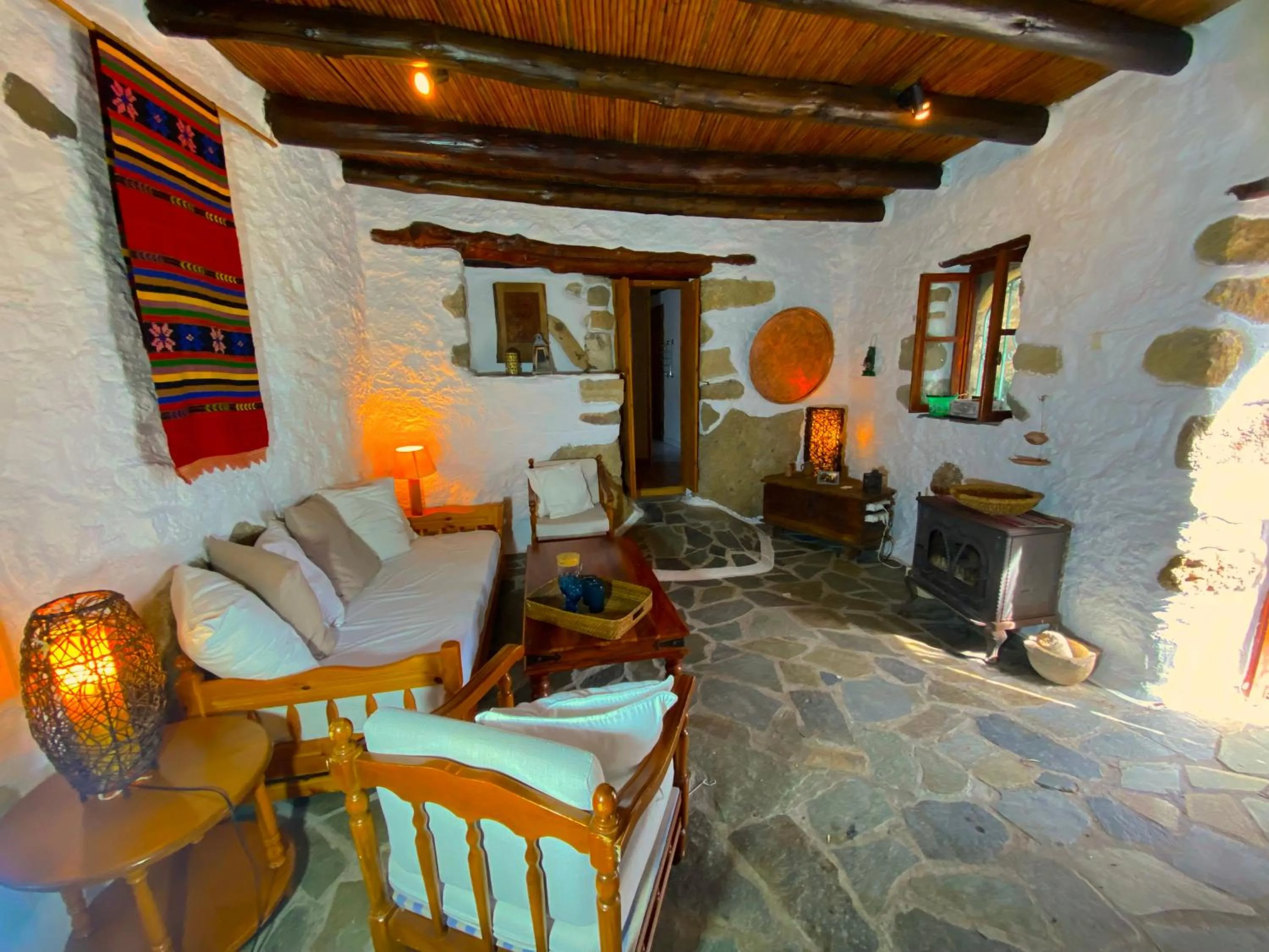 Living room in Natura cottages