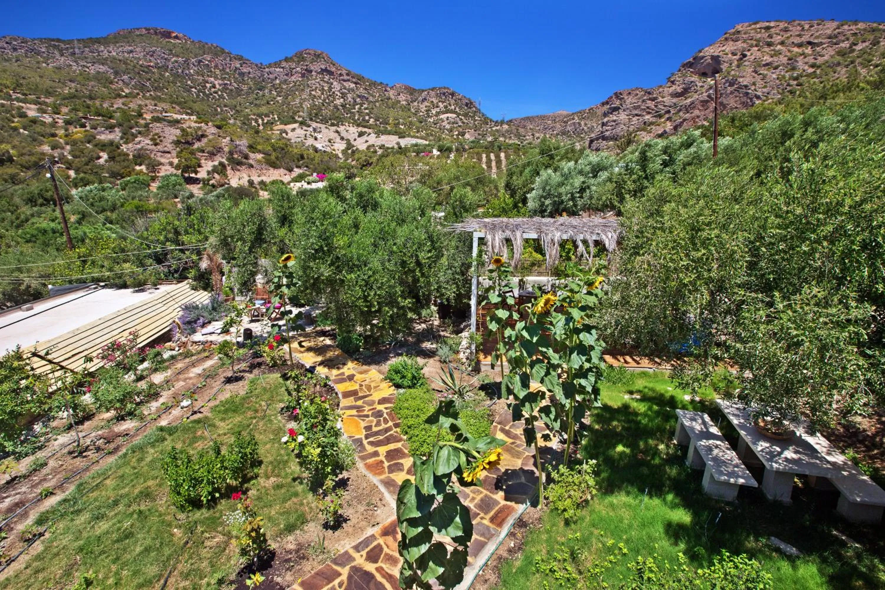 Natural landscape in Natura cottages