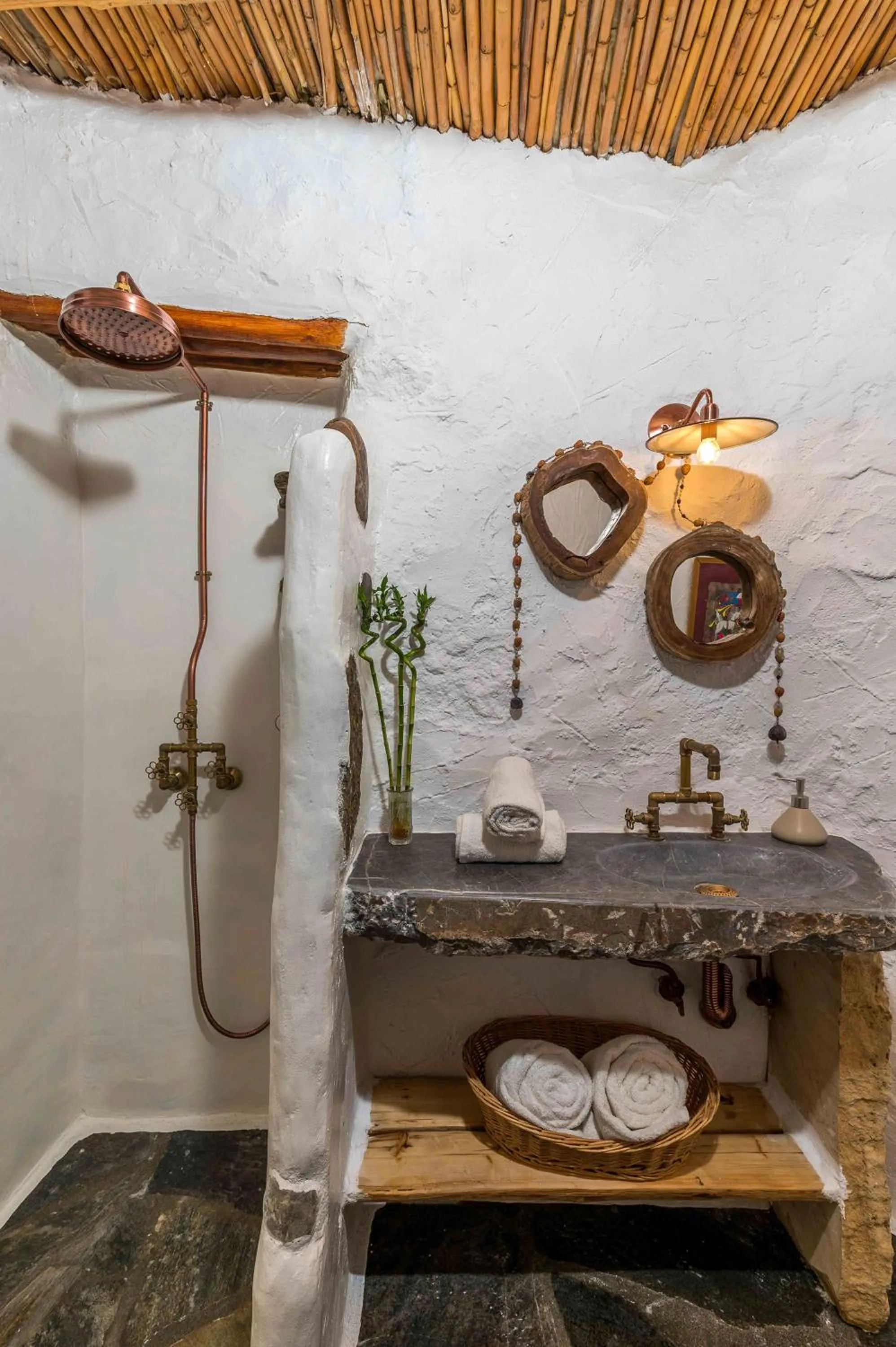 Shower in Natura cottages