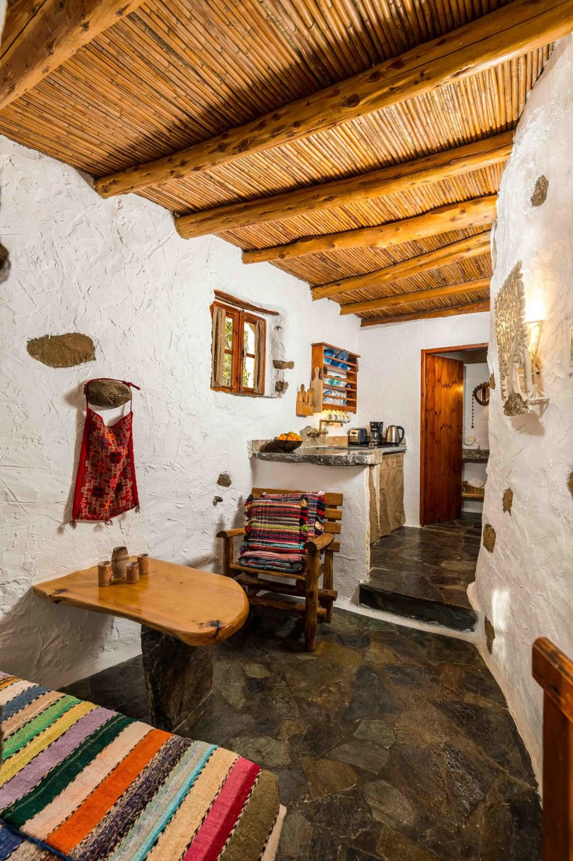 Kitchen or kitchenette in Natura cottages